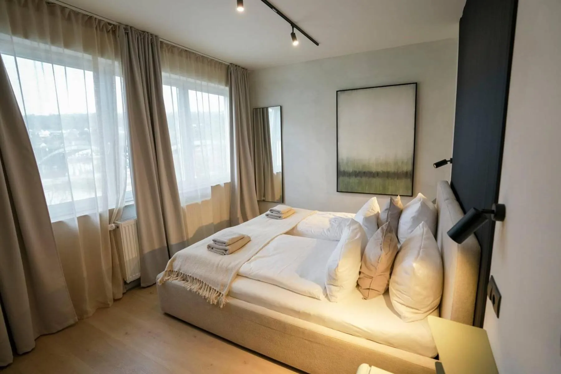 Bed in Hotel Weinhaus Kreuter