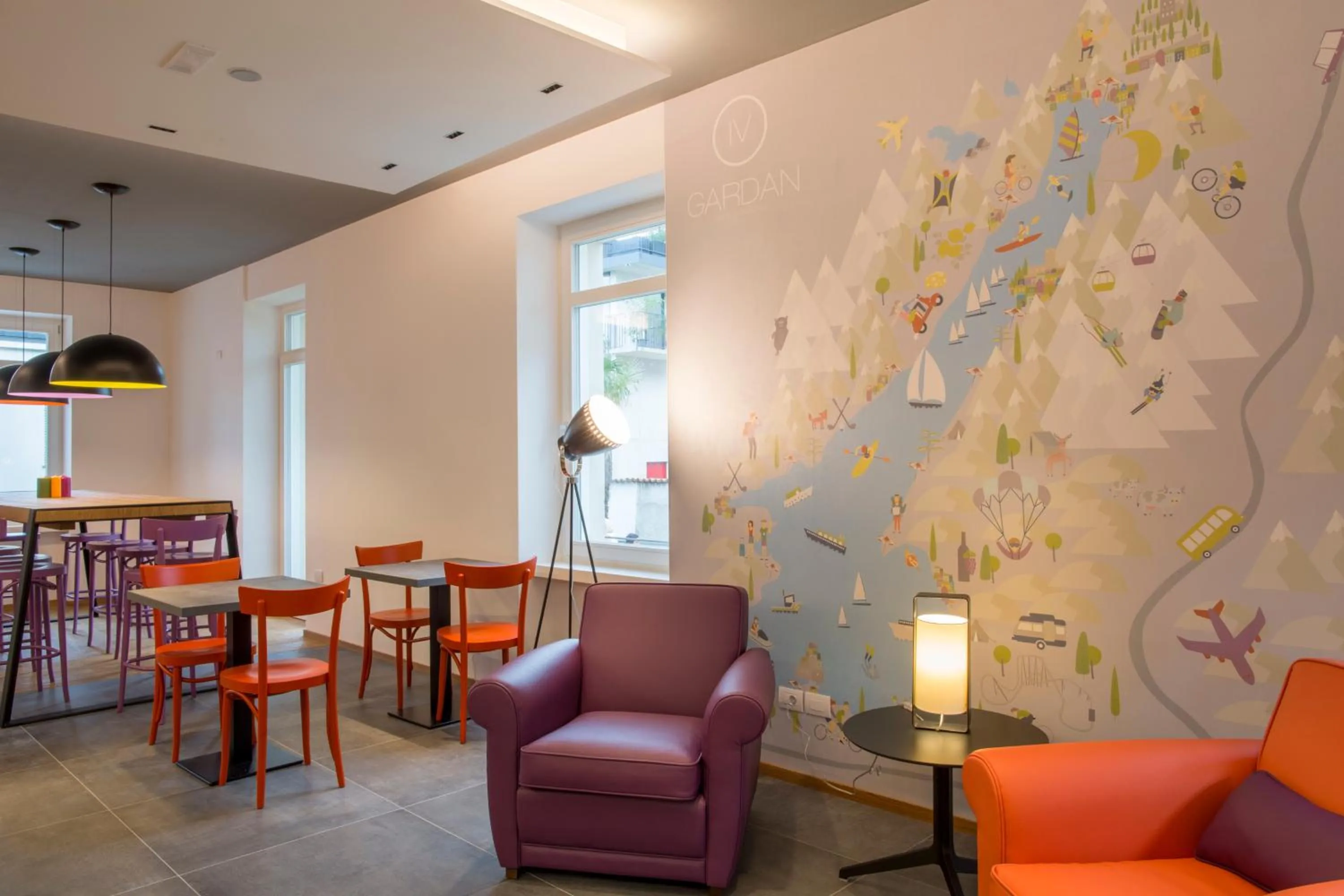 Living room in Holiday IV Gardan