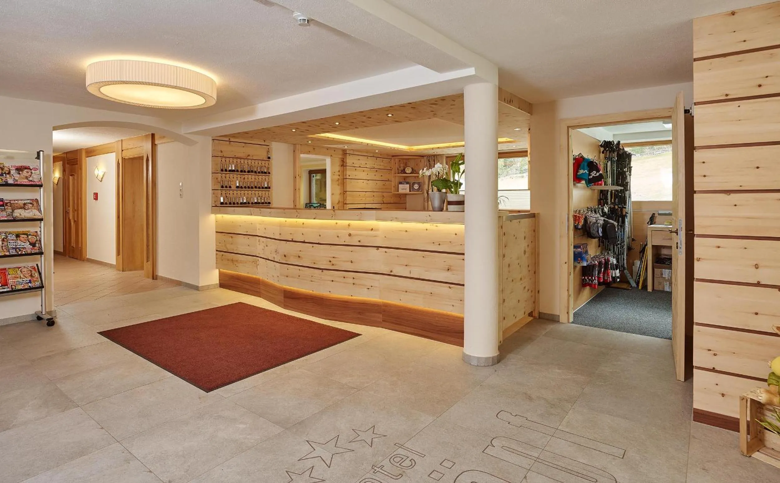 Lobby or reception in Hotel Gasthof Schöpf