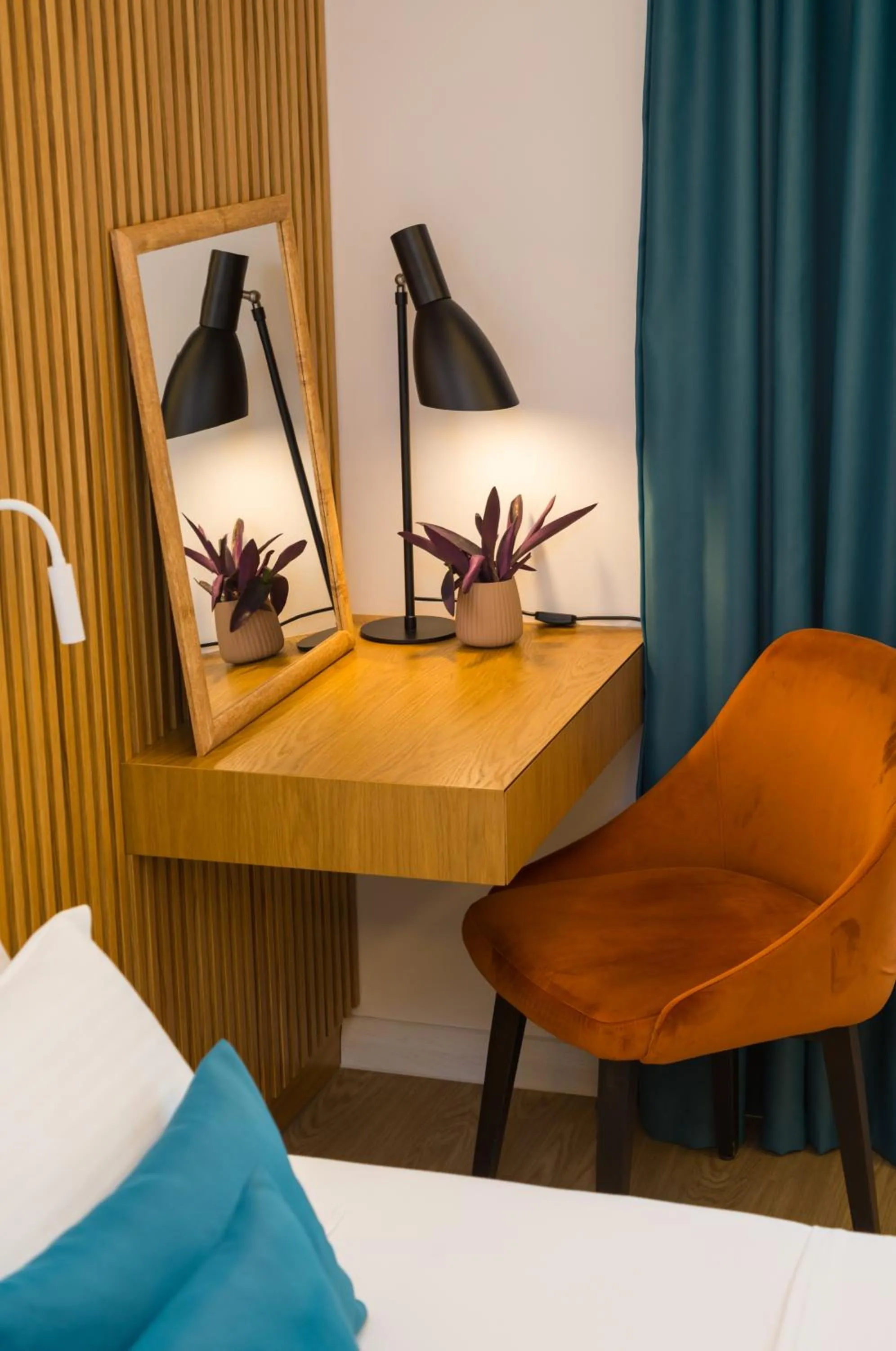 Bed in Hotel Admiral