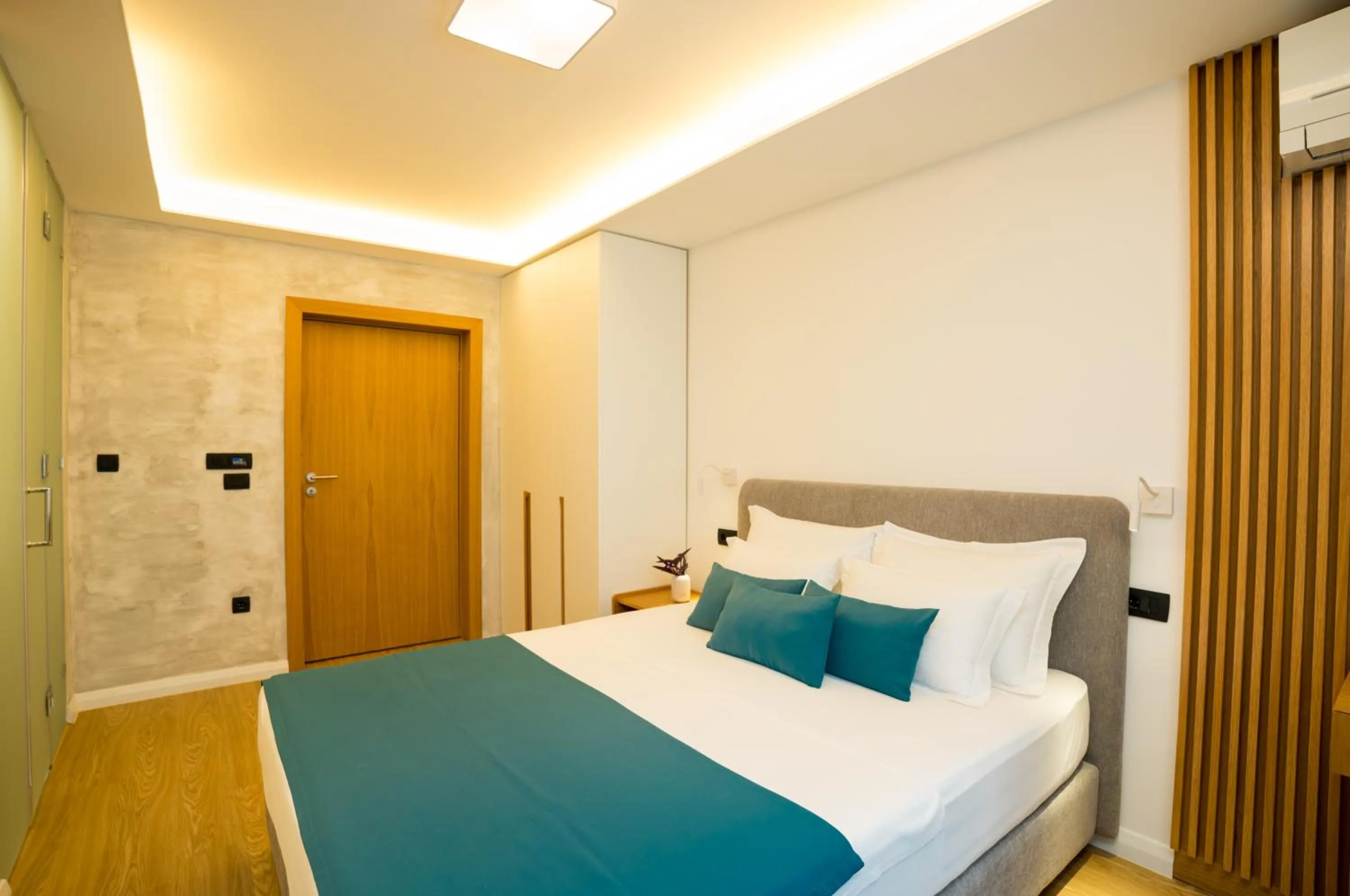 Bed in Hotel Admiral