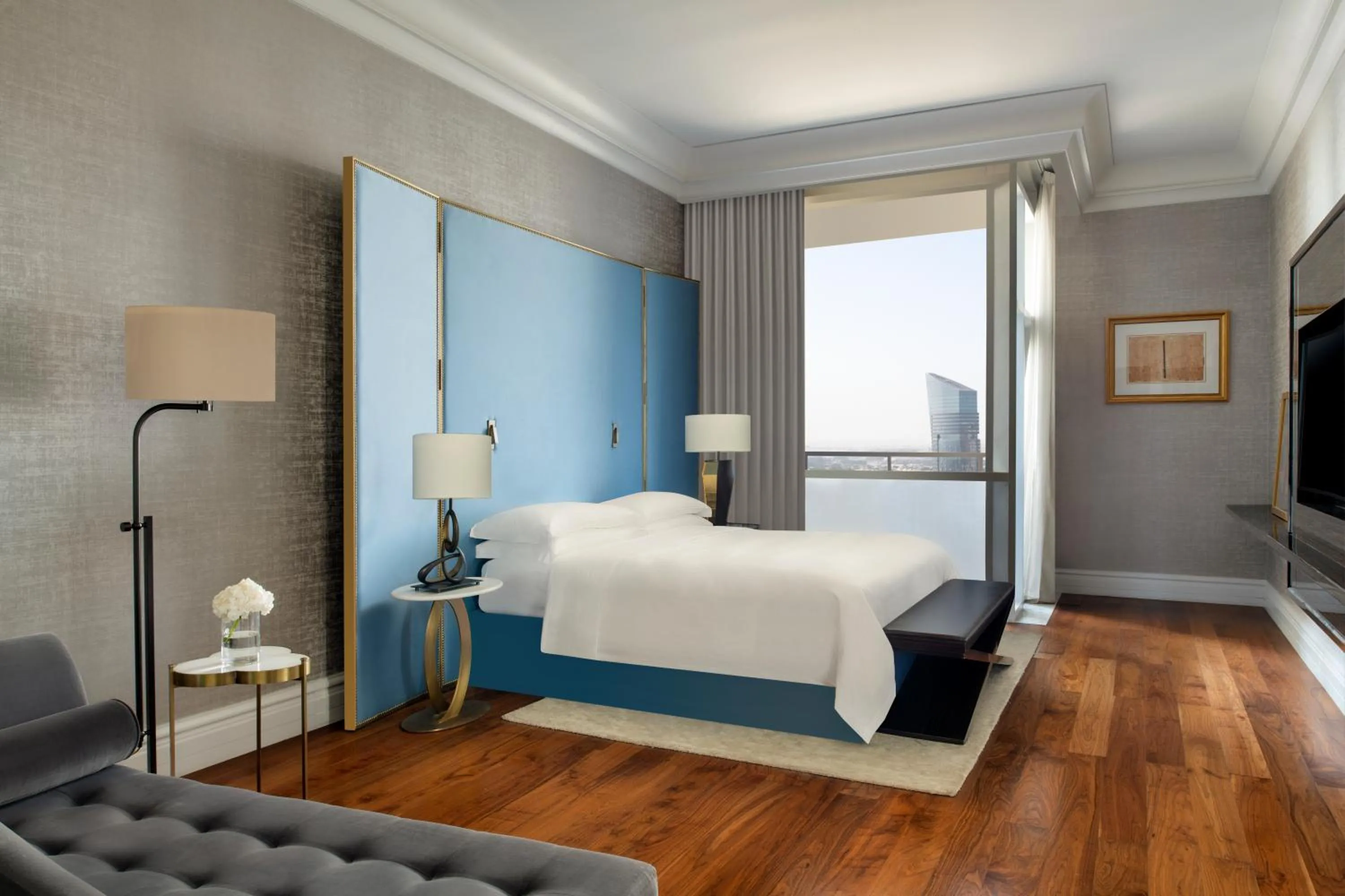 Bed in The Ritz-Carlton, Doha