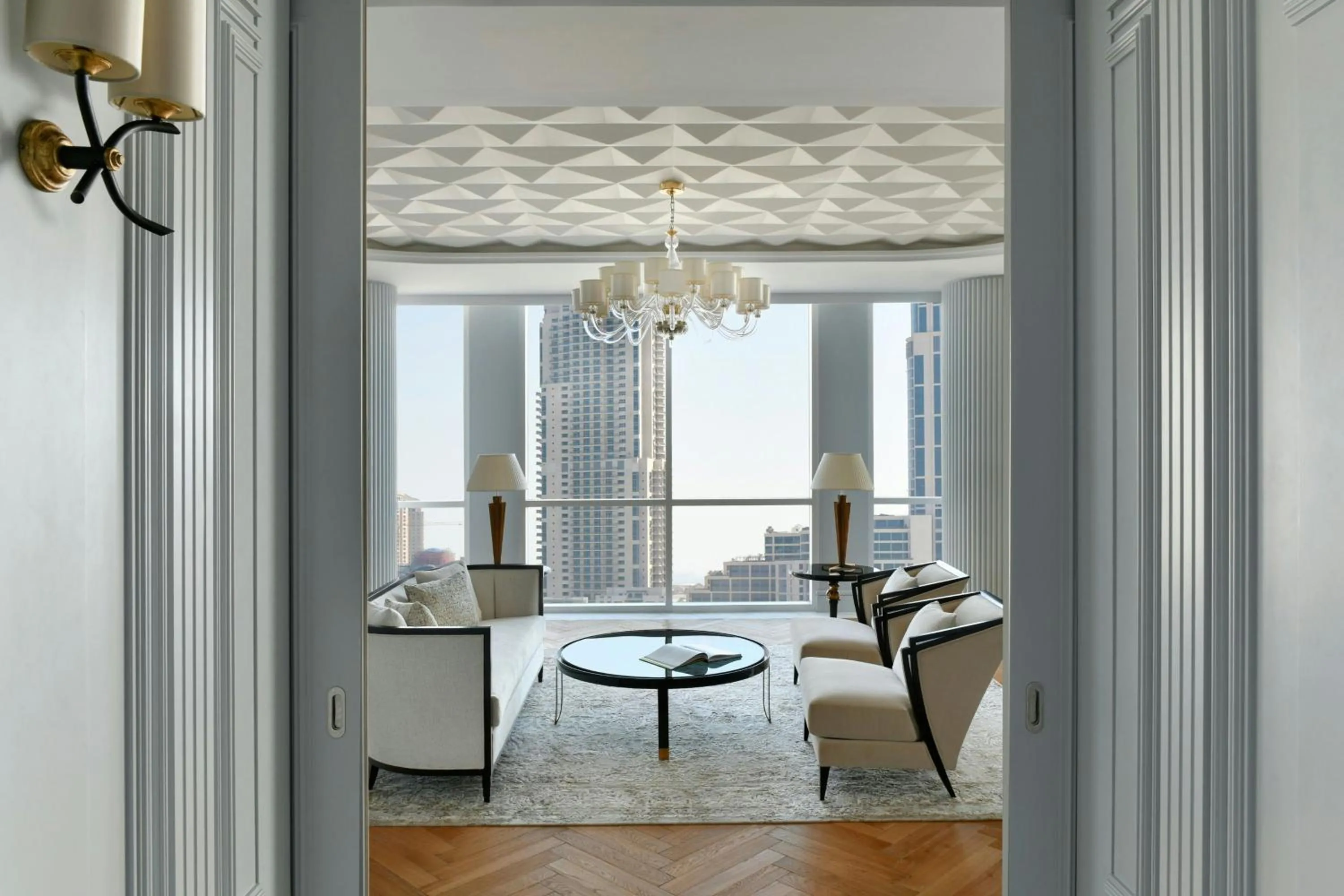 Living room in The Ritz-Carlton, Doha