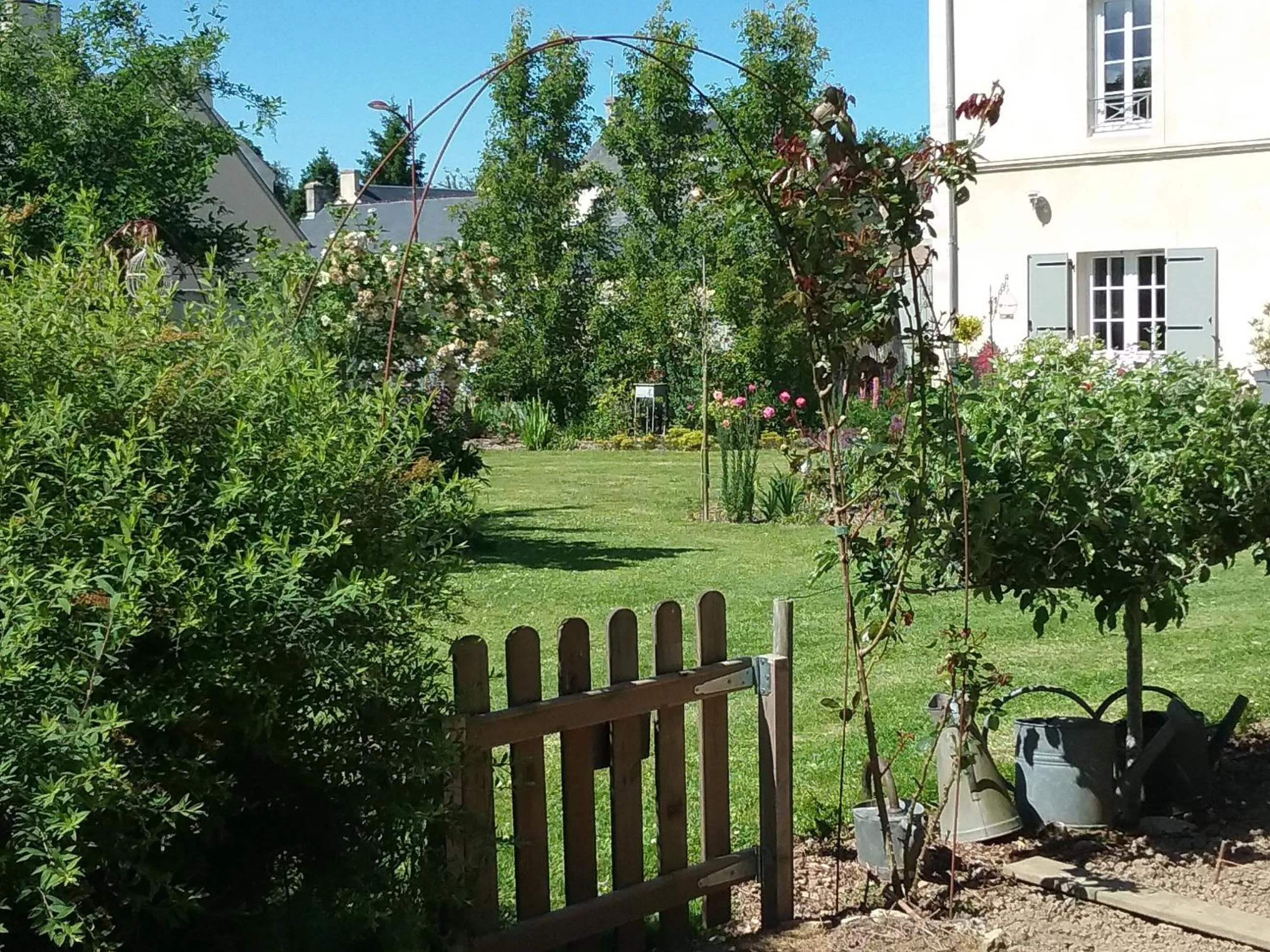 Garden in Chambre d'hôte le 18-20