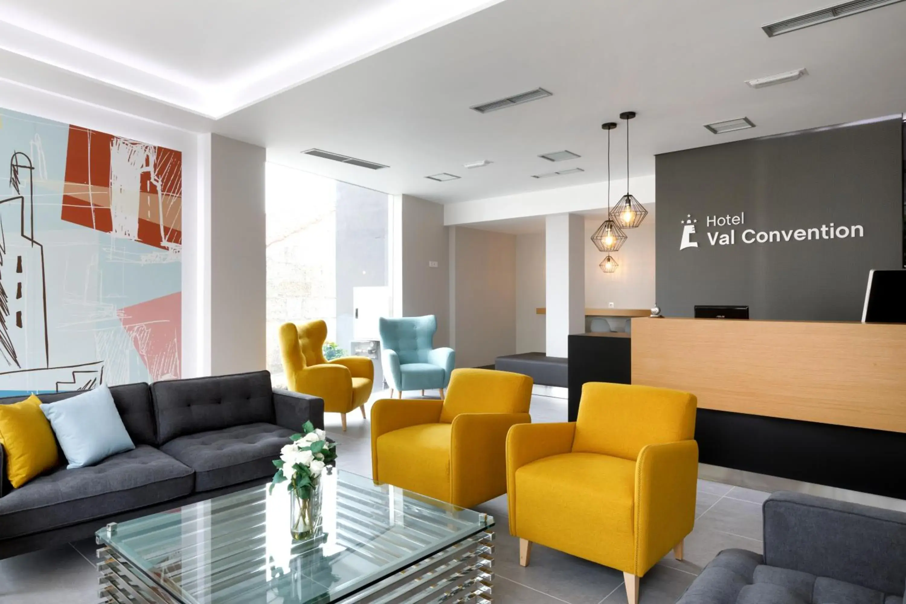 Lobby or reception in Hotel Val Convention Lobby or reception in Hotel Val Convention