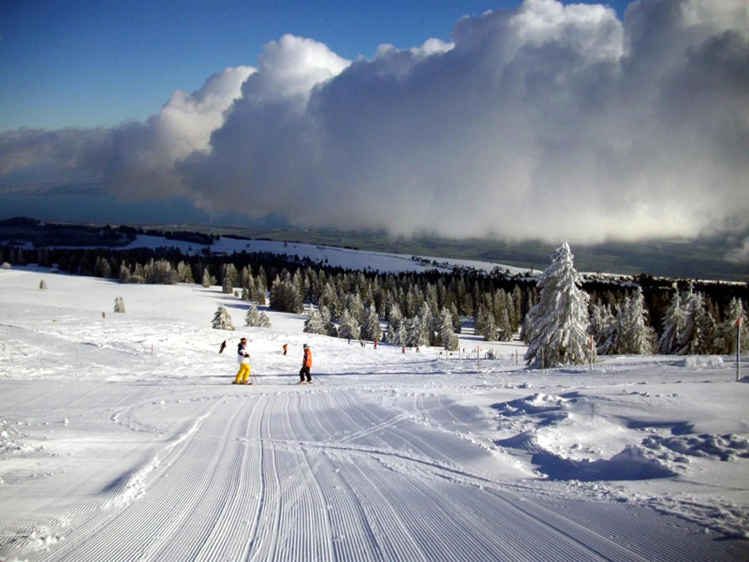 Skiing in Hôtel de l'ours