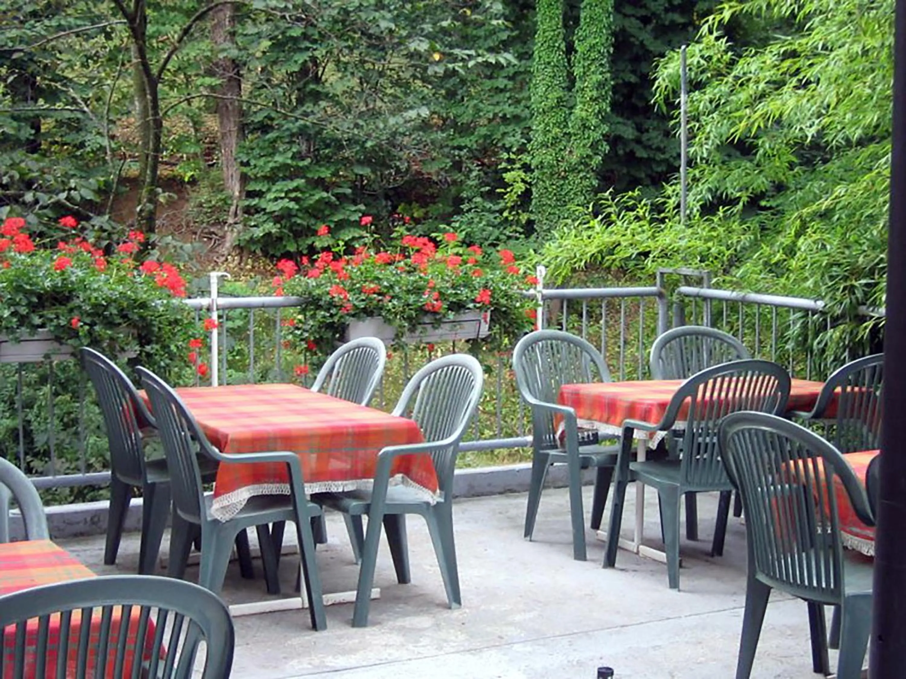 Balcony/Terrace in Hôtel de l'ours