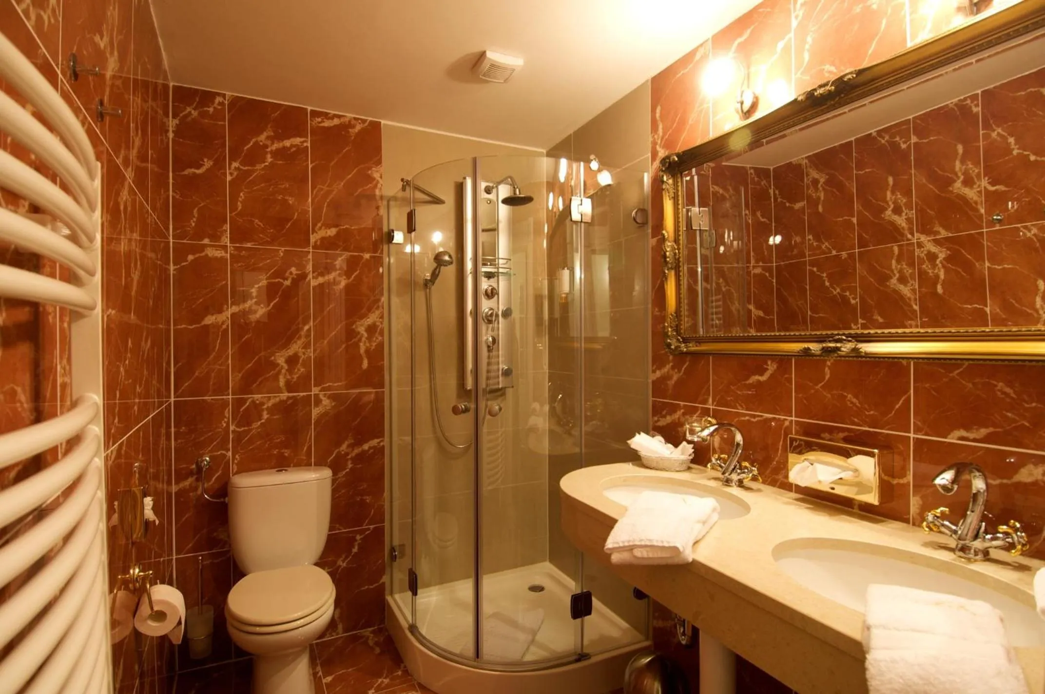 Shower in Burghaus & Villa Kronenburg