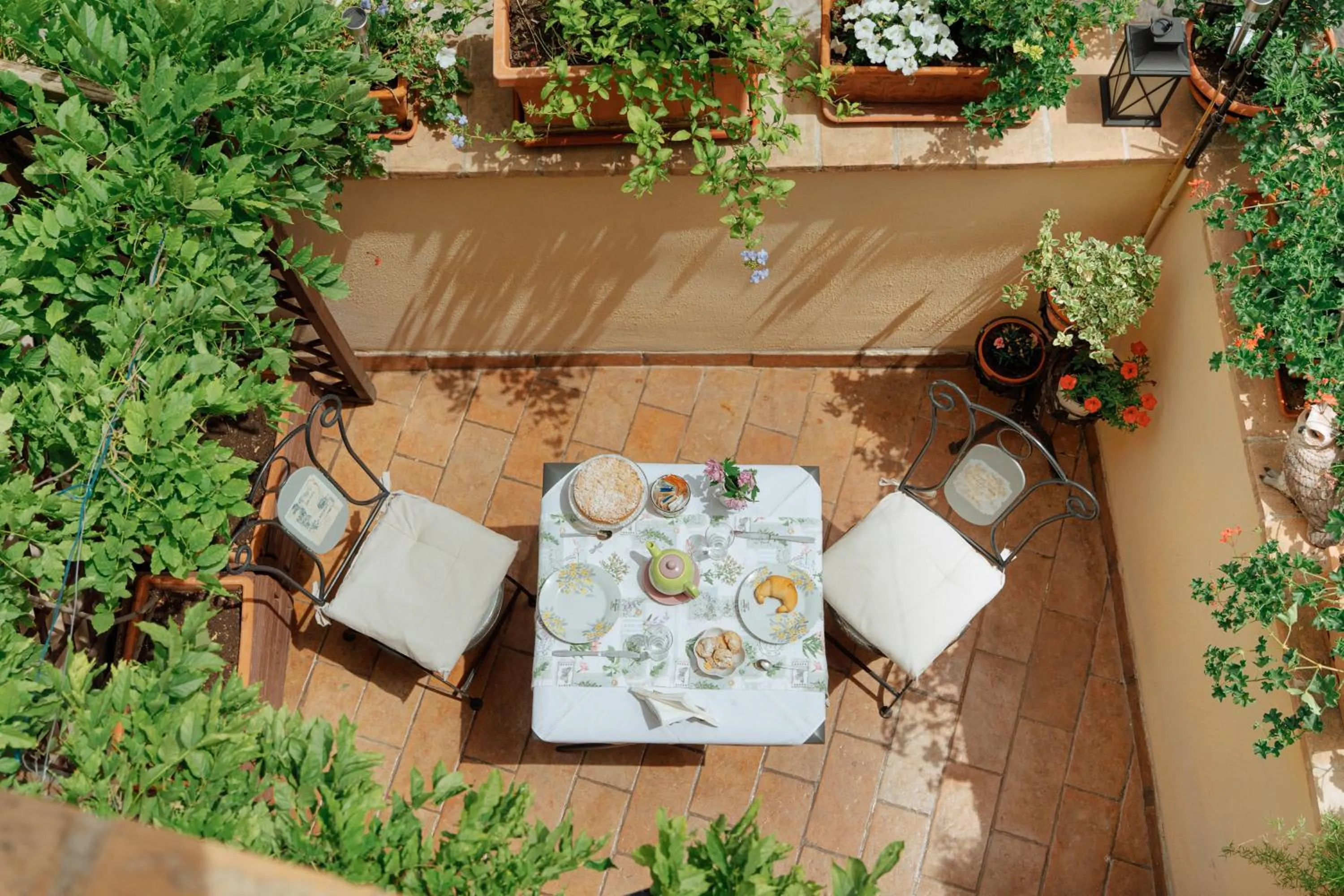 Balcony/Terrace in B&B La Finestra Sul Campanile