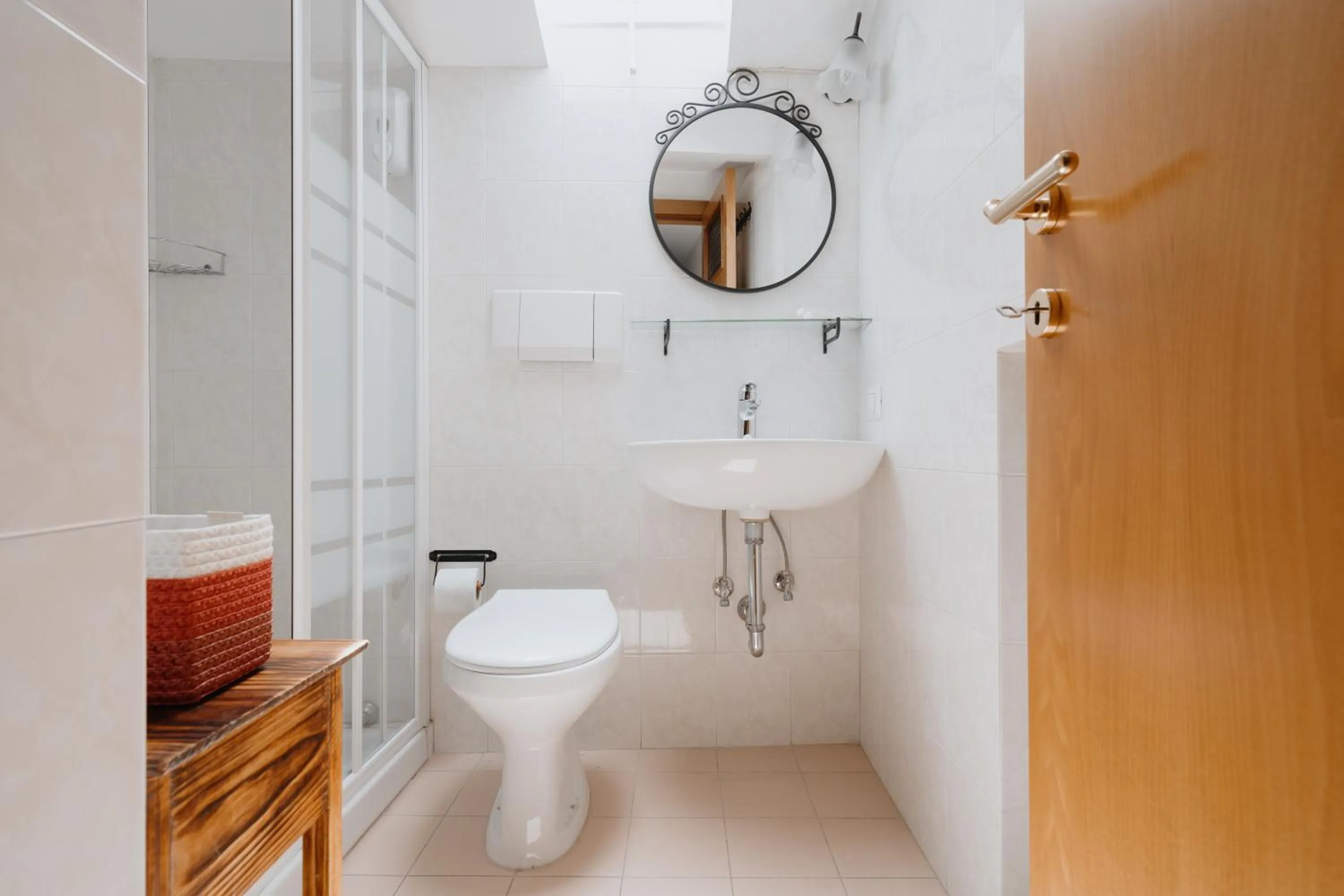 Shower in B&B La Finestra Sul Campanile