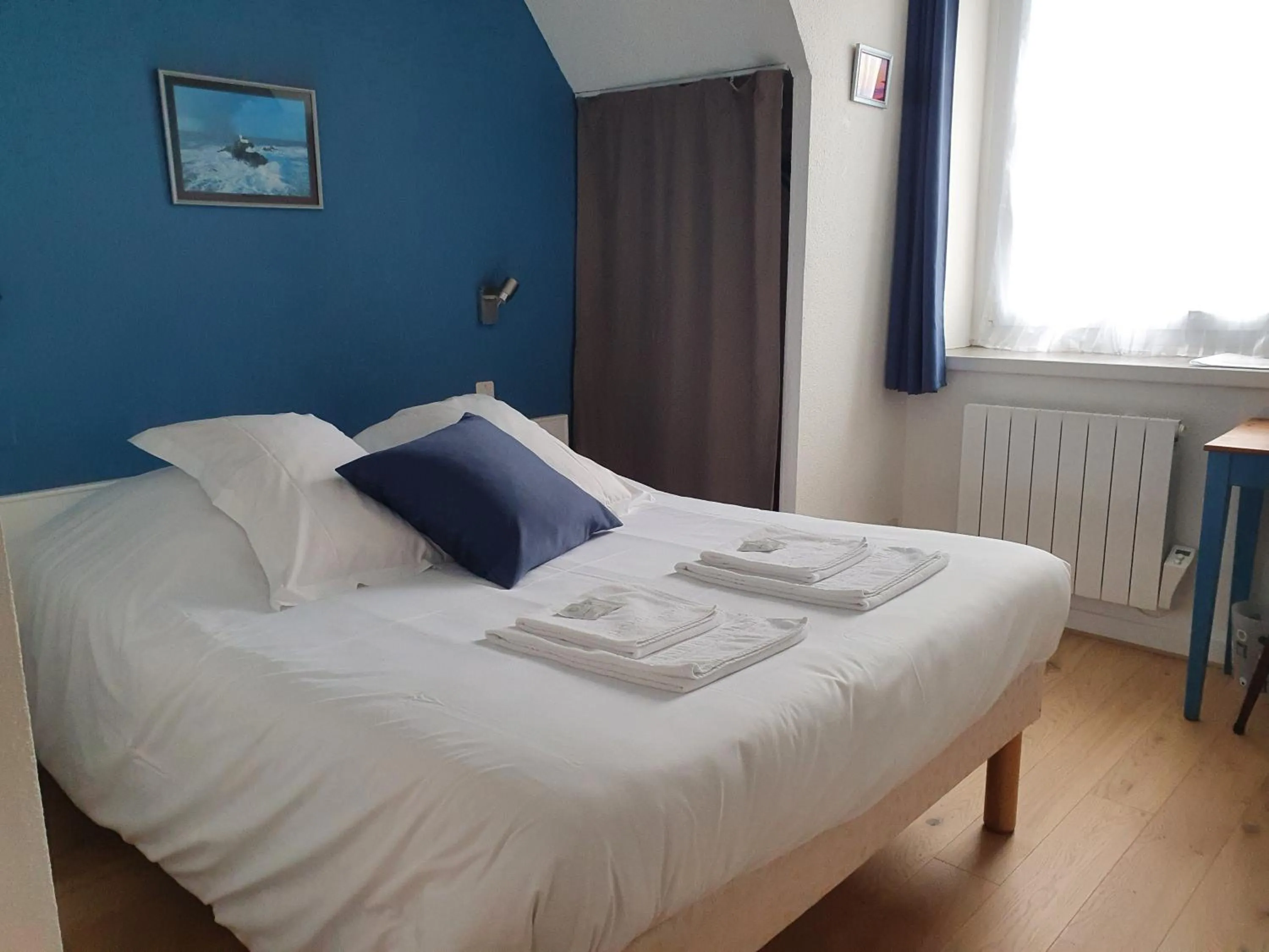 Bed in Hôtel Glann Ar Mor