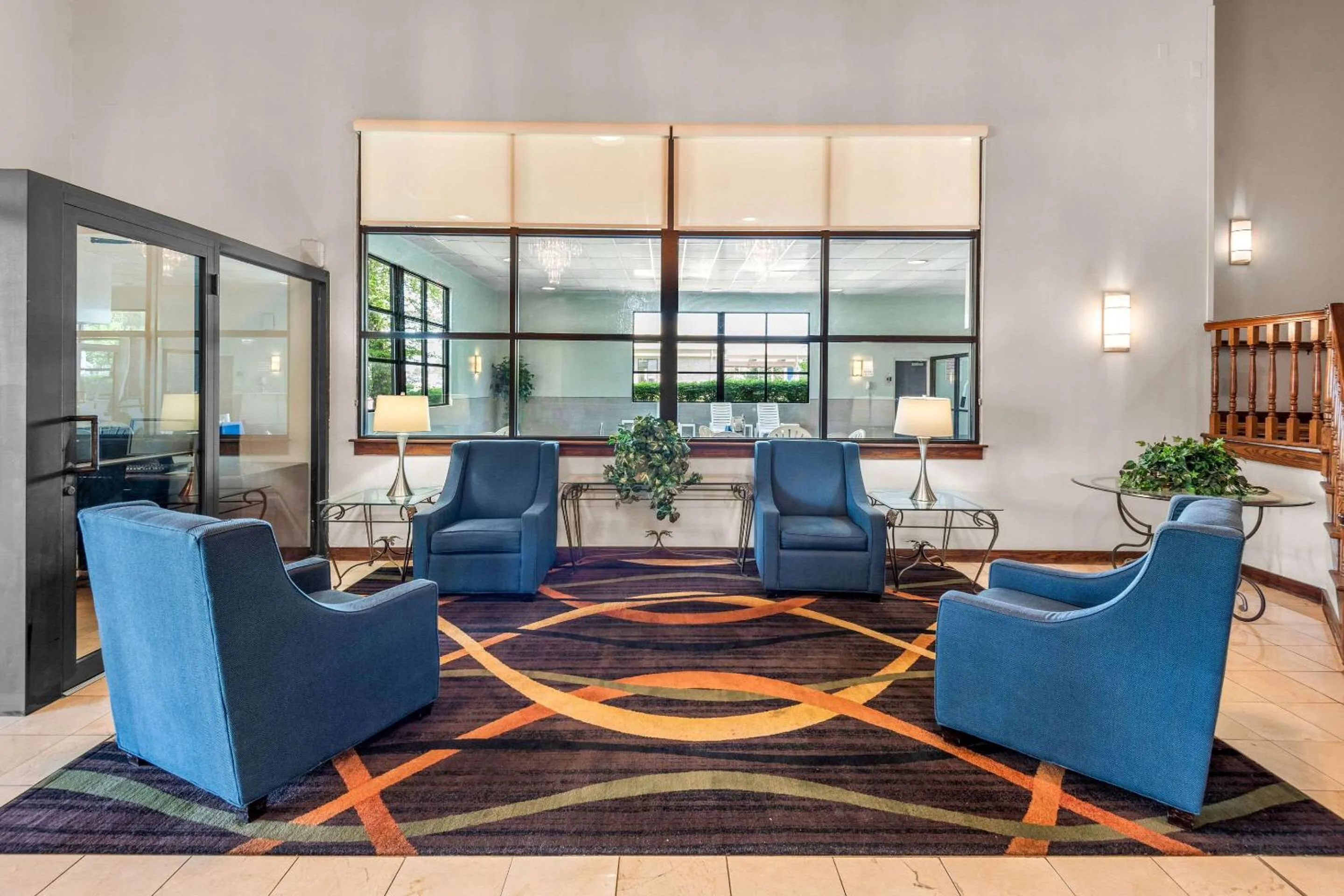 Lobby or reception in Clarion Inn & Suites Indianapolis Northwest