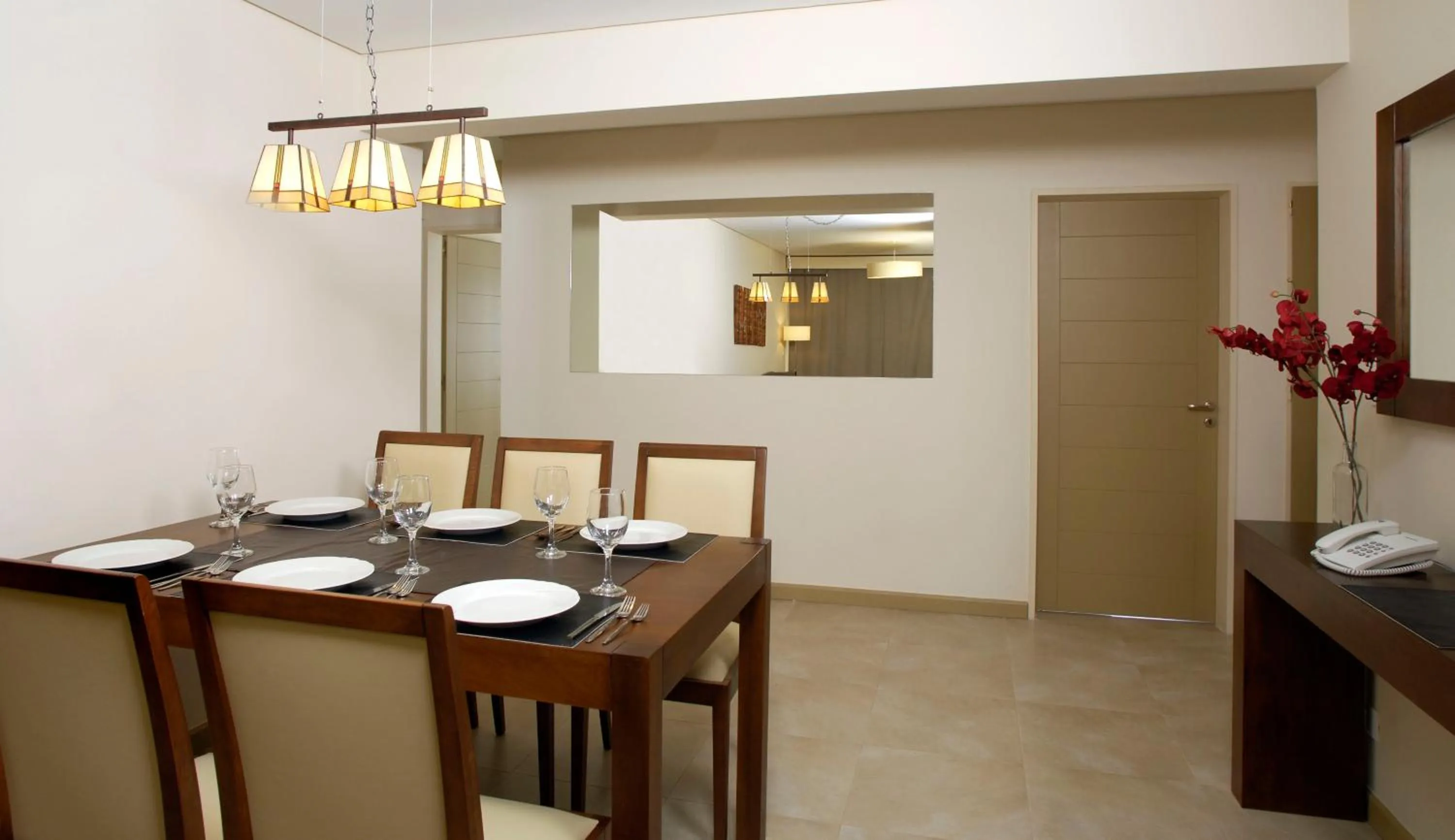 Dining area in Village Condo