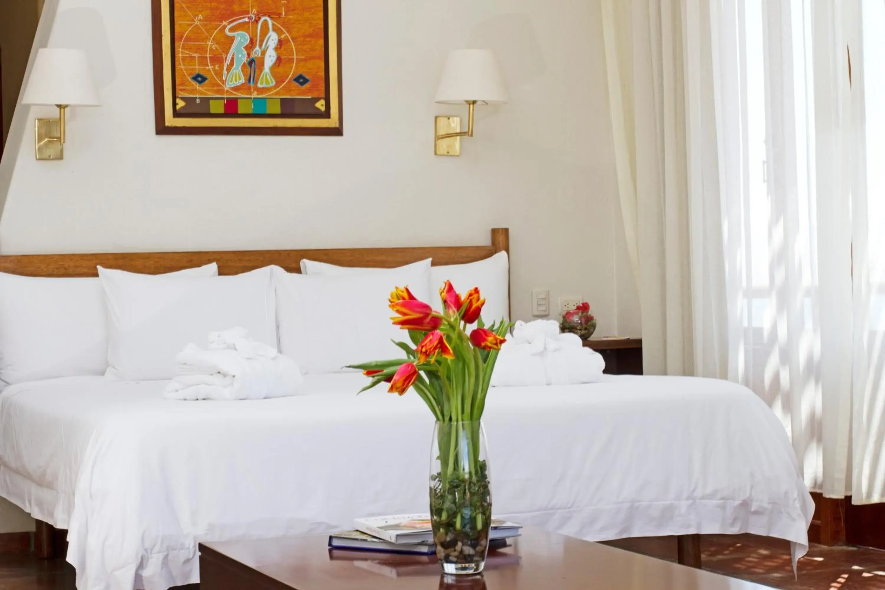 Bed in La Hacienda Bahia Paracas Bed in La Hacienda Bahia Paracas