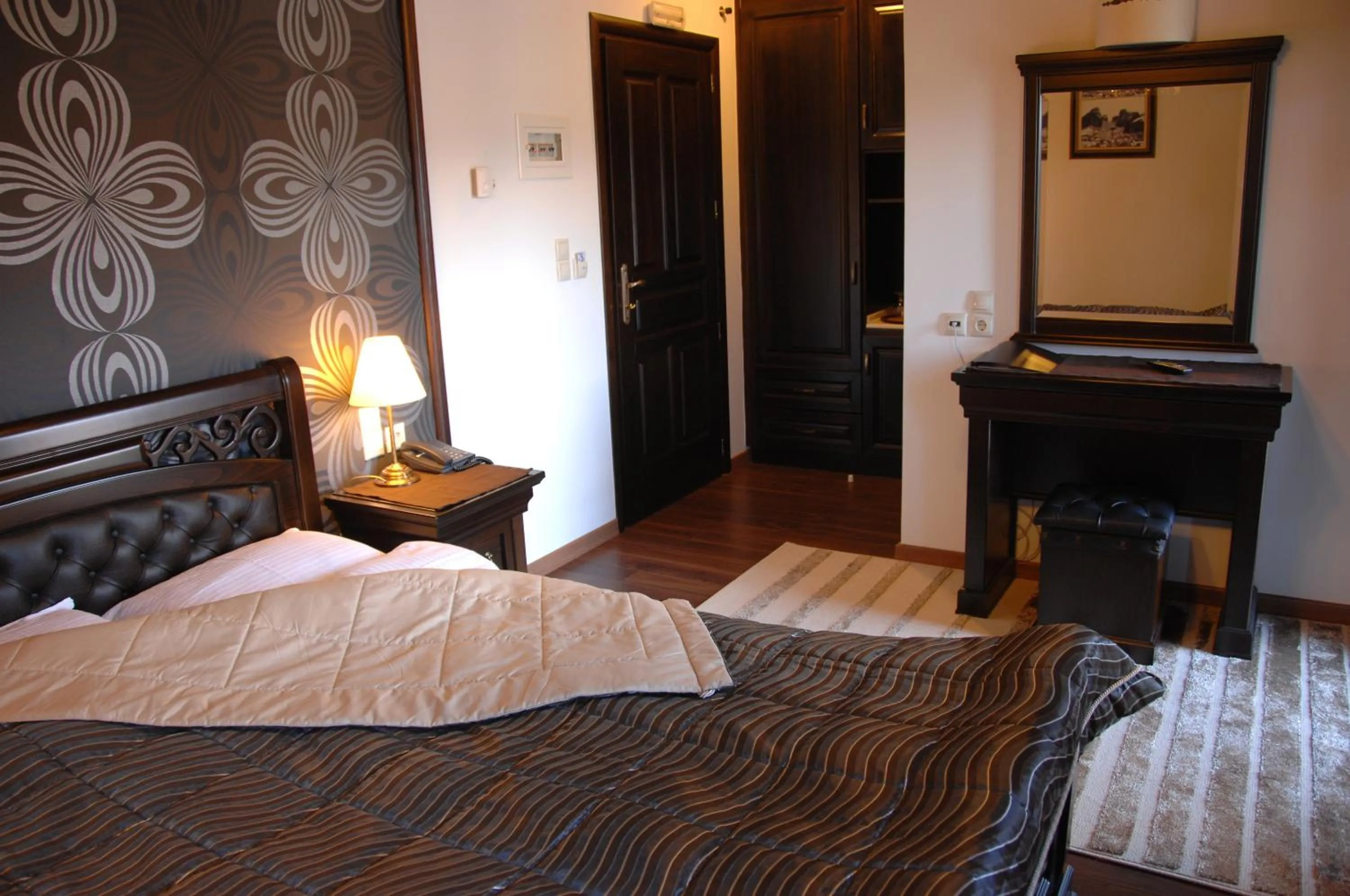 Bed in Guesthouse Iridanos