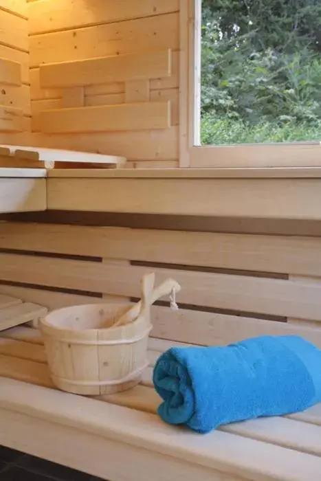 Sauna in The Originals Hôtel Le Cise Restaurant Chambres et Suites Sauna in The Originals Hôtel Le Cise Restaurant Chambres et Suites