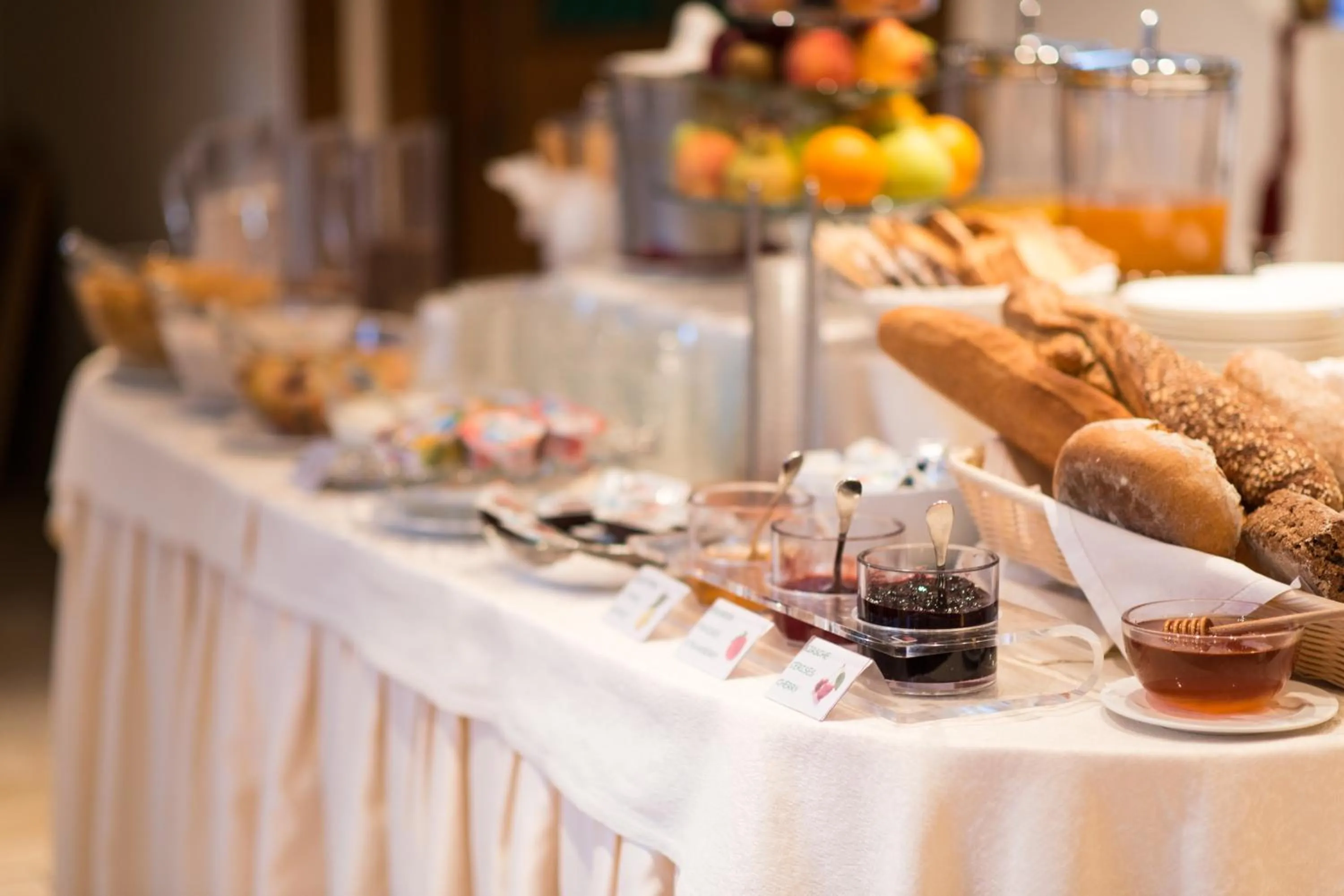 Buffet breakfast in Hotel Mistral Superior