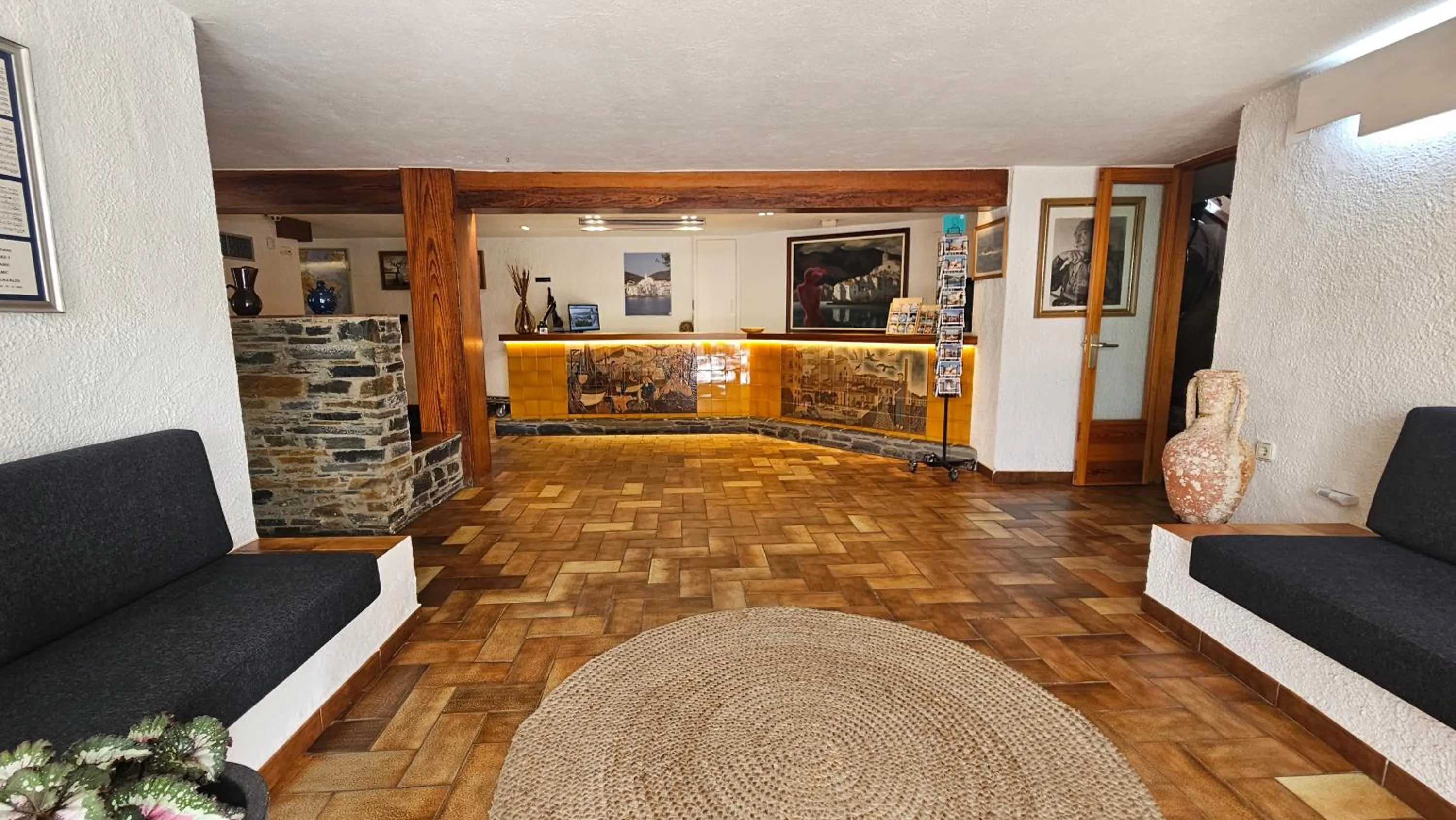 Lobby or reception in Hotel S´Aguarda