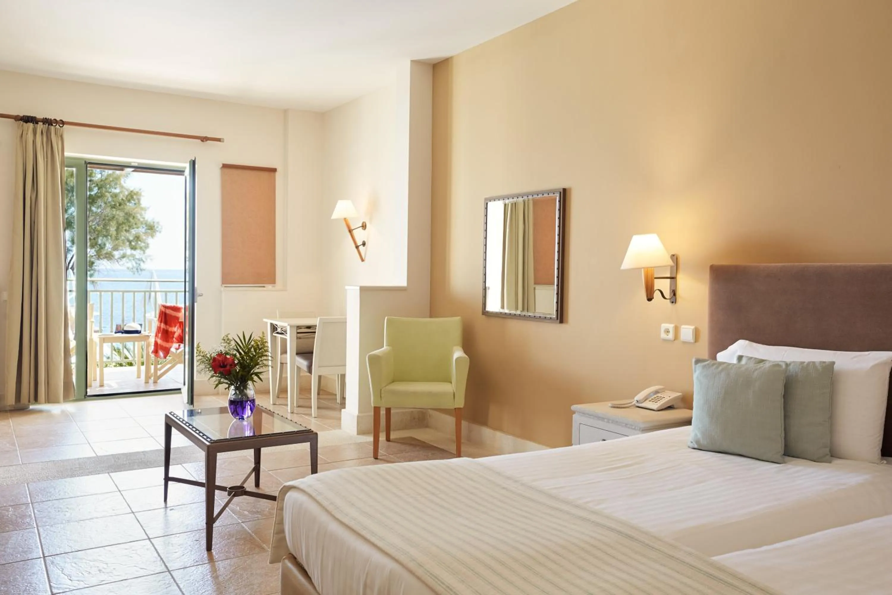 Bed in Giannoulis - Grand Bay Beach Resort (Exclusive Adults Only)