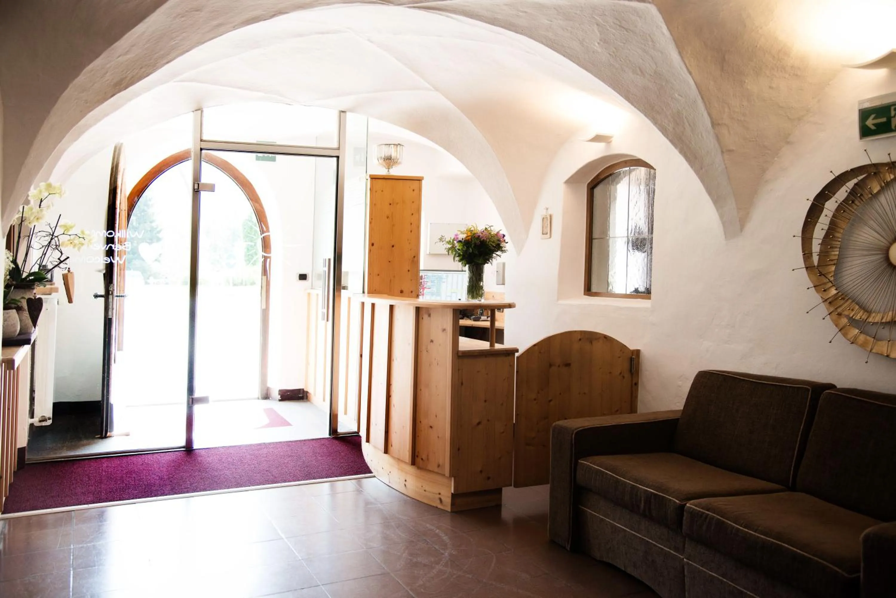 Lobby or reception in Active Hotel Sonne