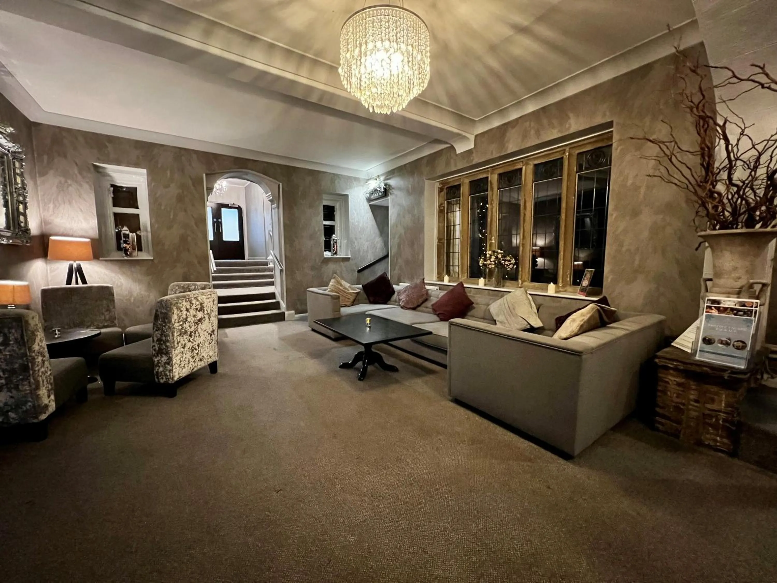 Living room in Stirk House Hotel