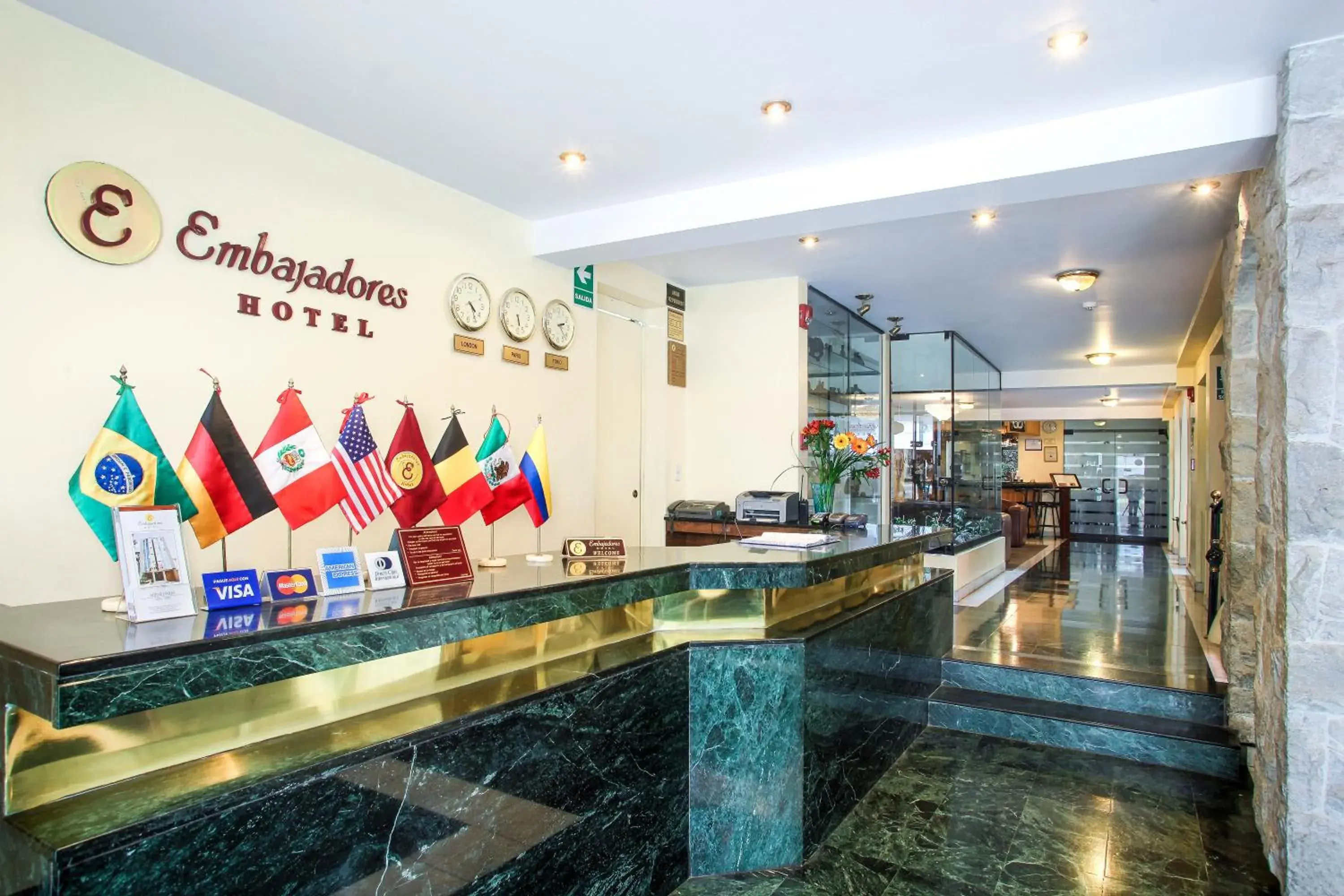 Lobby or reception in Embajadores Hotel Lobby or reception in Embajadores Hotel