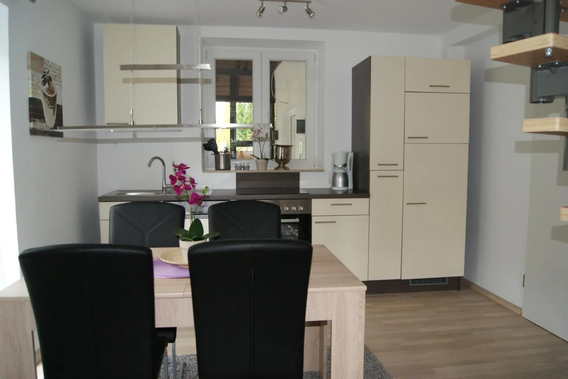 Kitchen or kitchenette in Ferienwohnungen TalBach