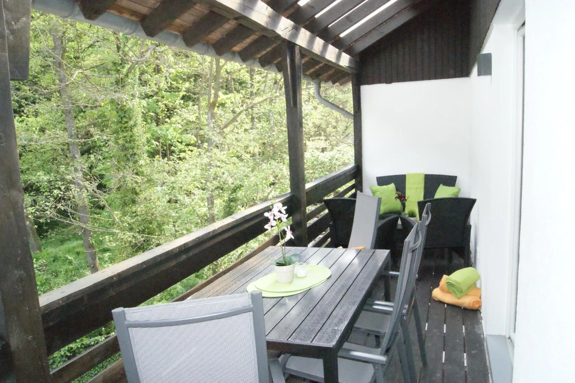 Balcony/Terrace in Ferienwohnungen TalBach