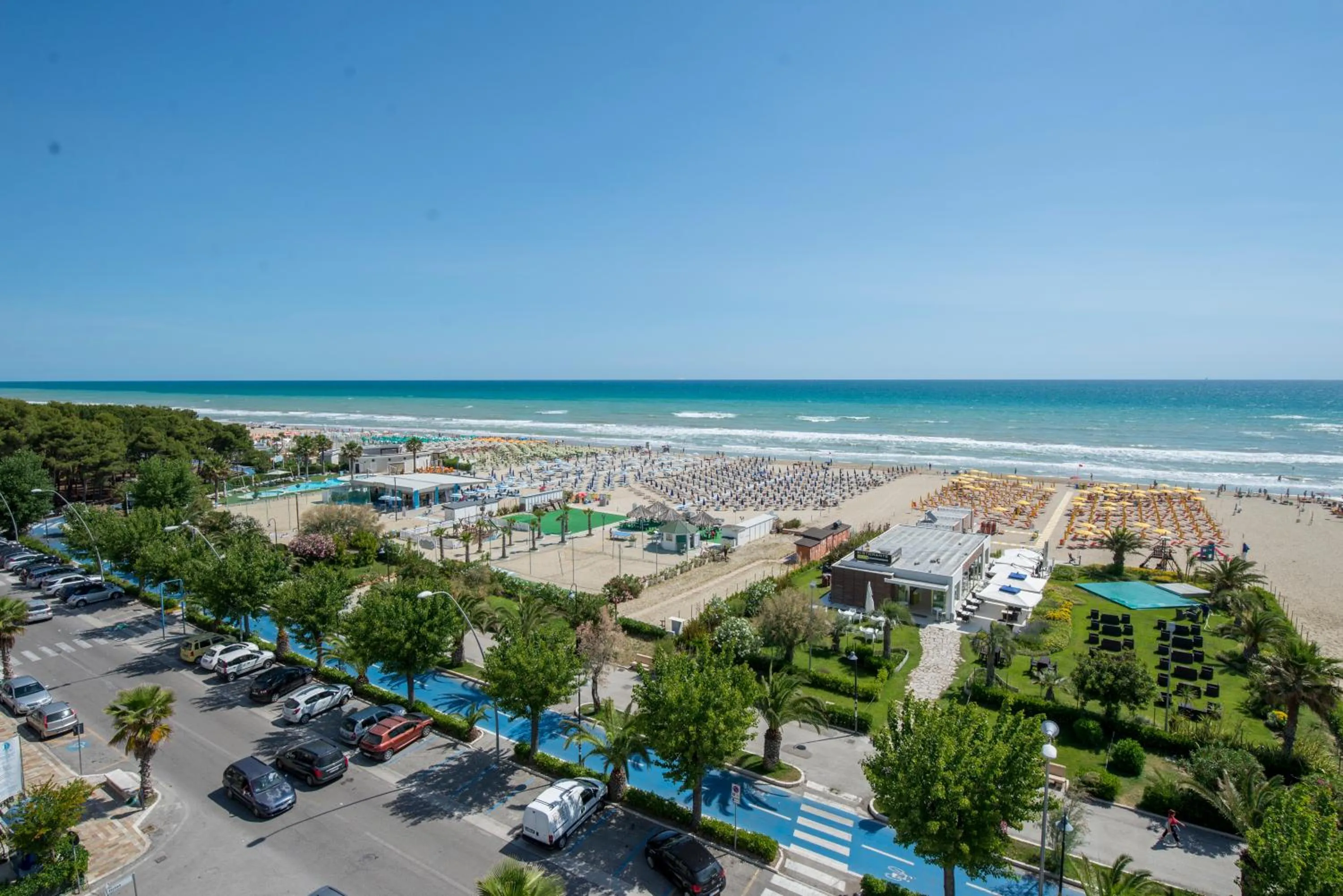 Garden view in Hotel Atlas