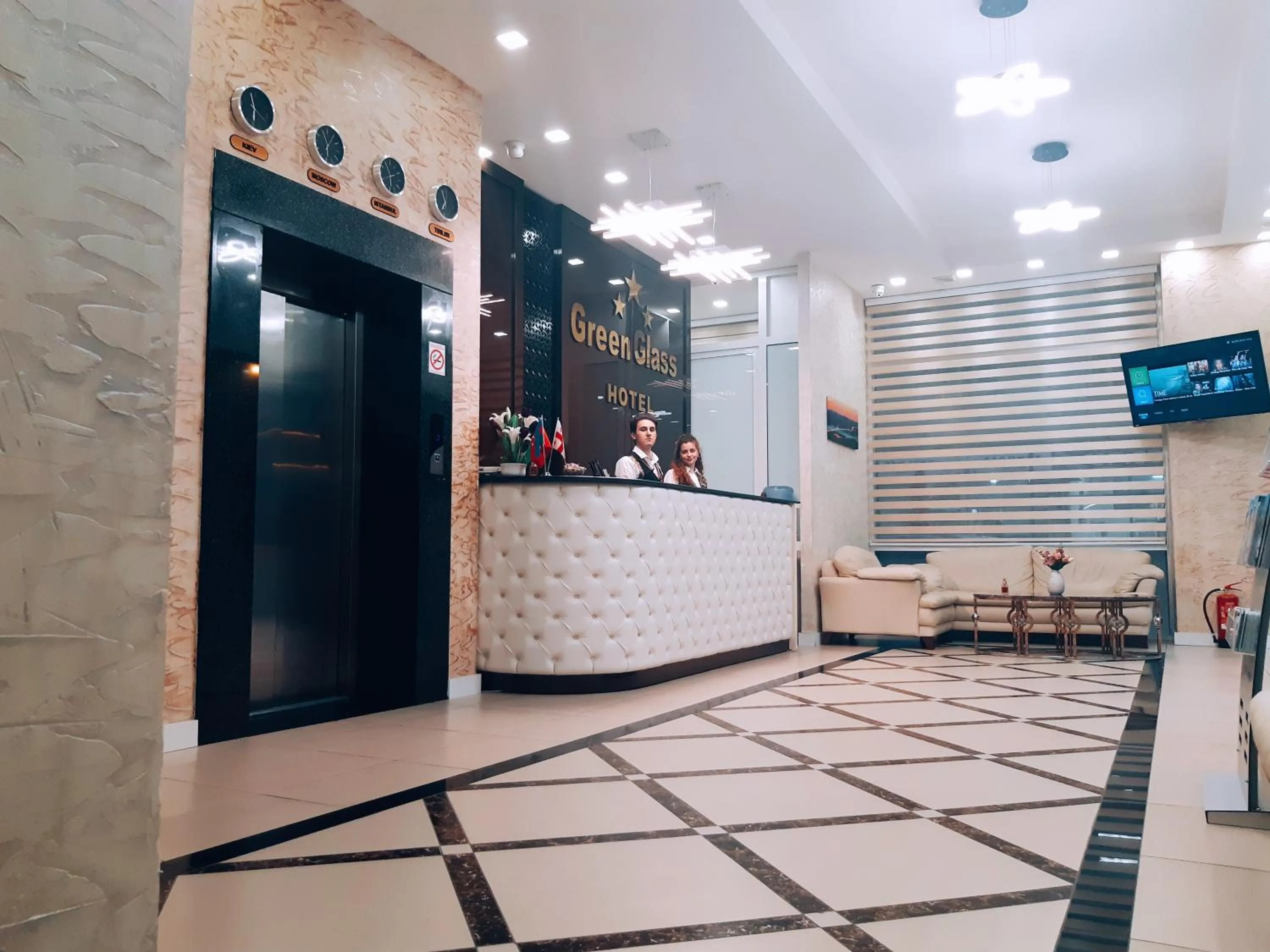Staff in Hotel Green Glass