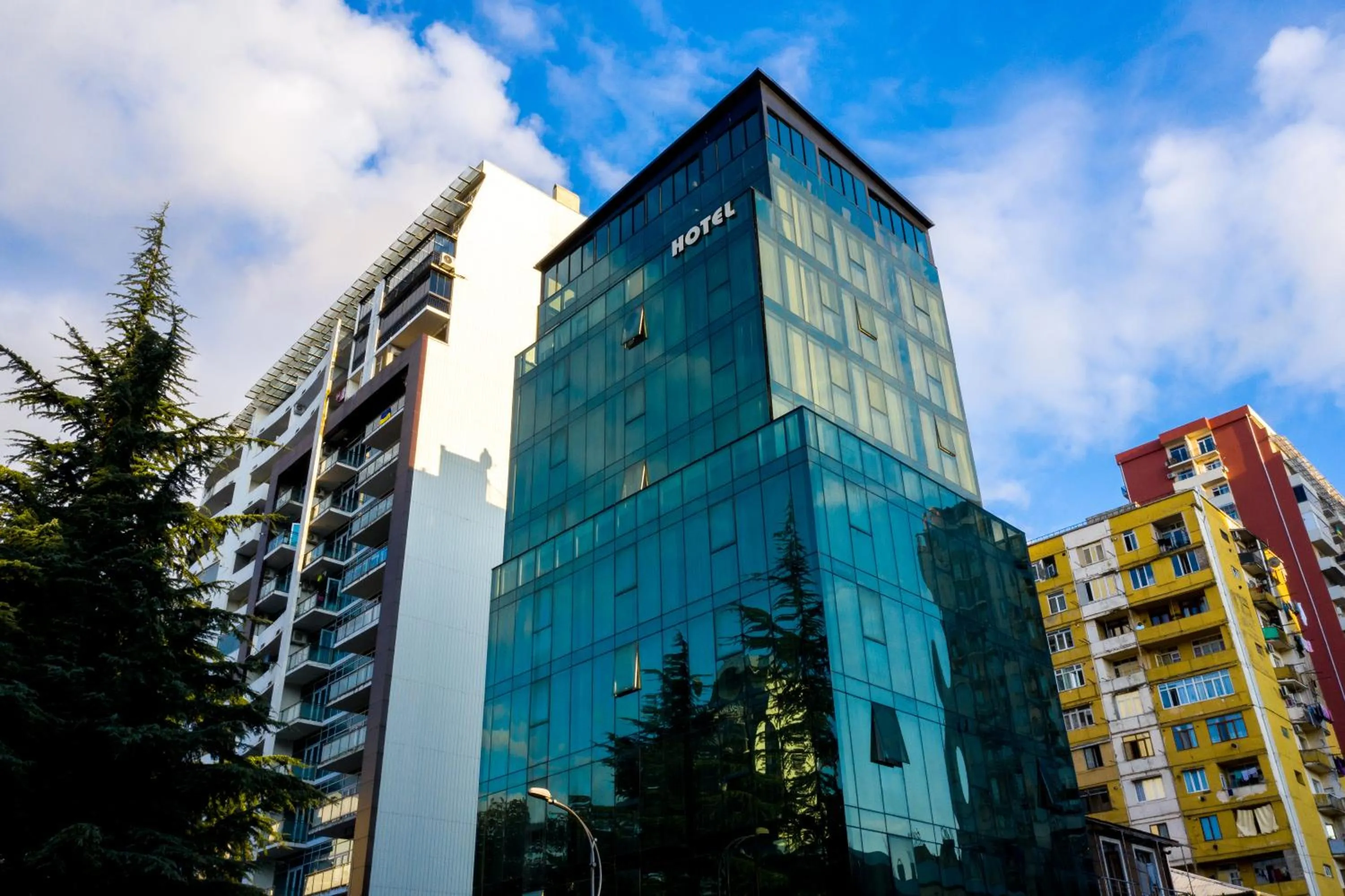 Property building in Hotel Green Glass
