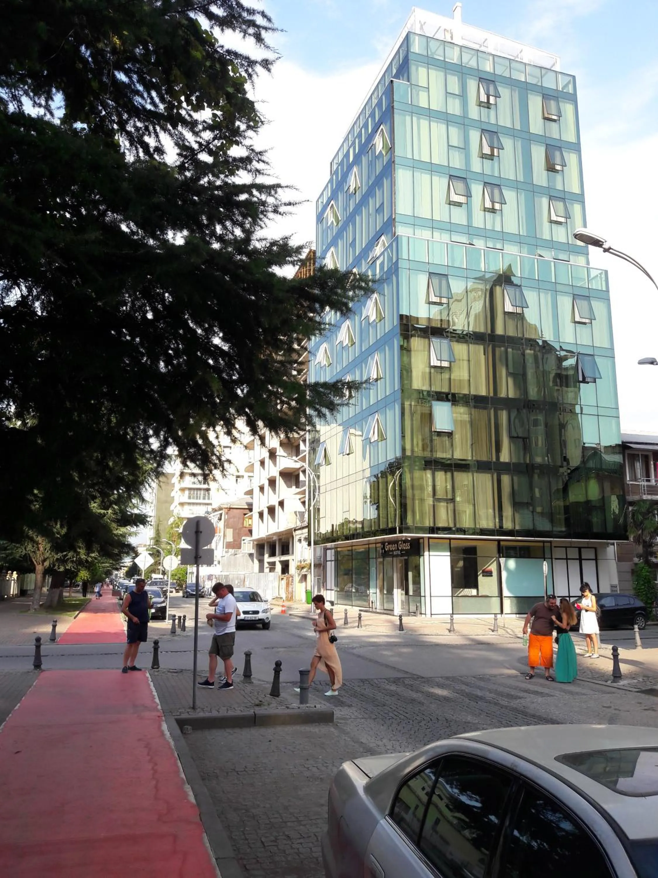 Street view in Hotel Green Glass