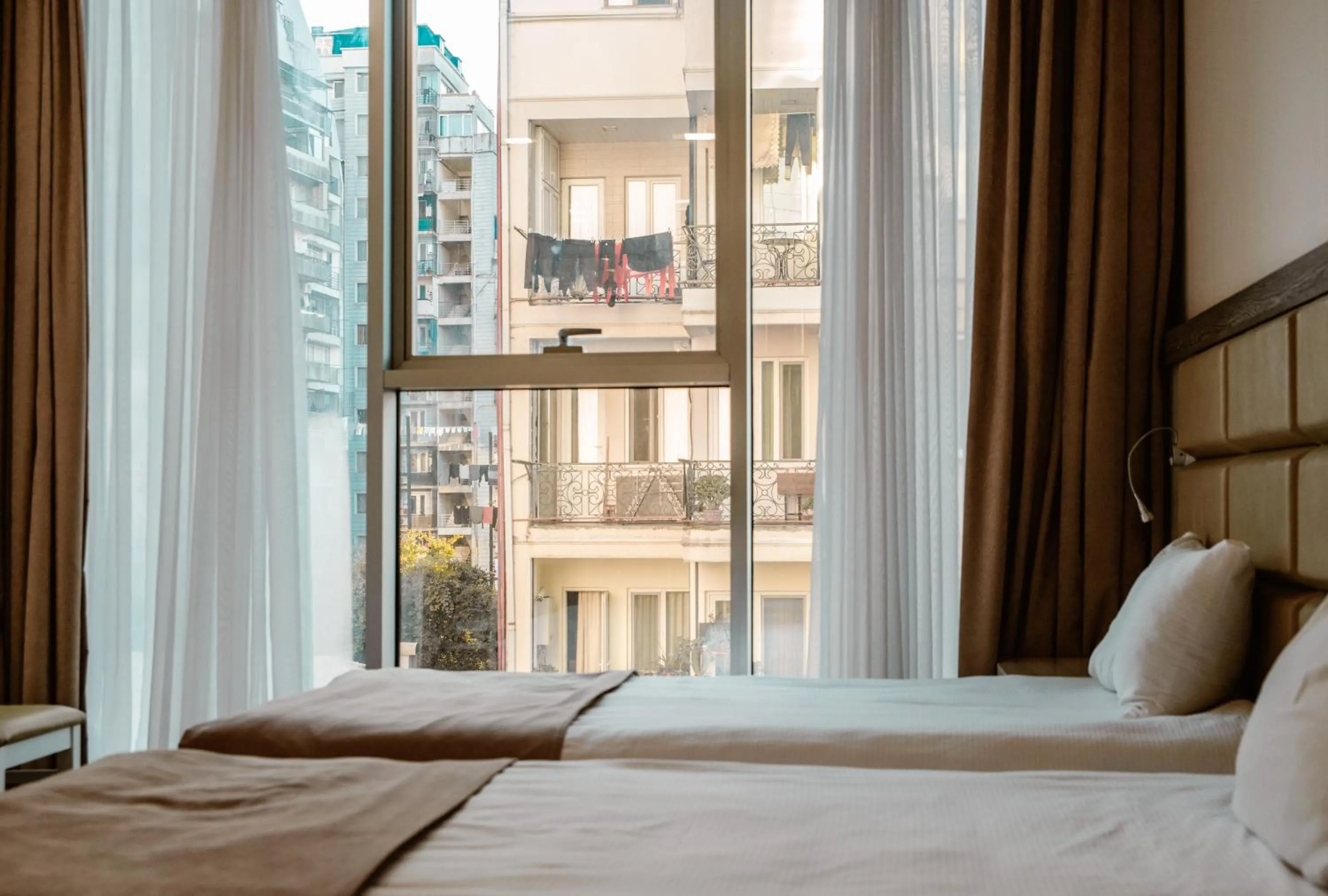 Bed in Hotel Green Glass