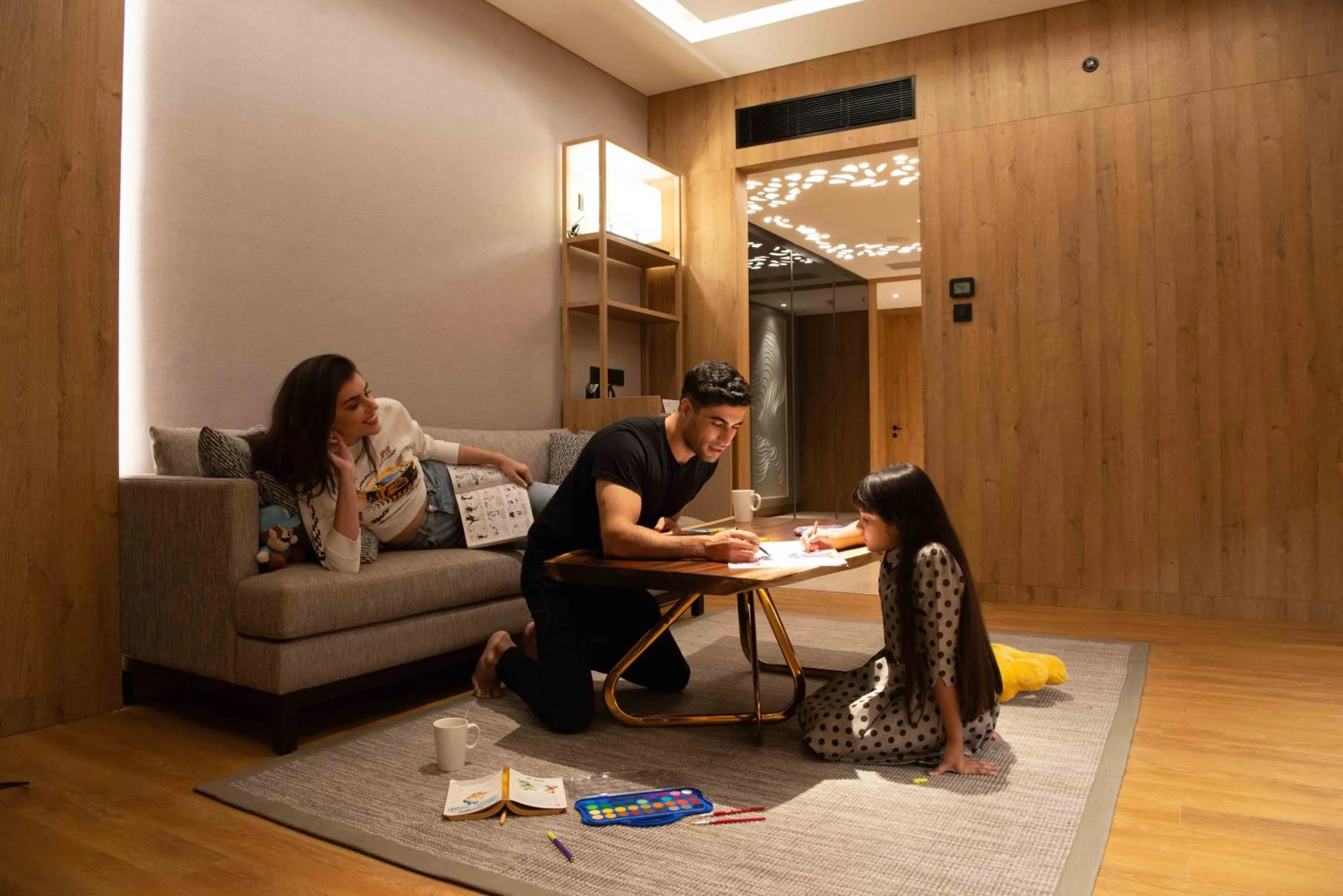 Living room in The Westin Mumbai Powai Lake