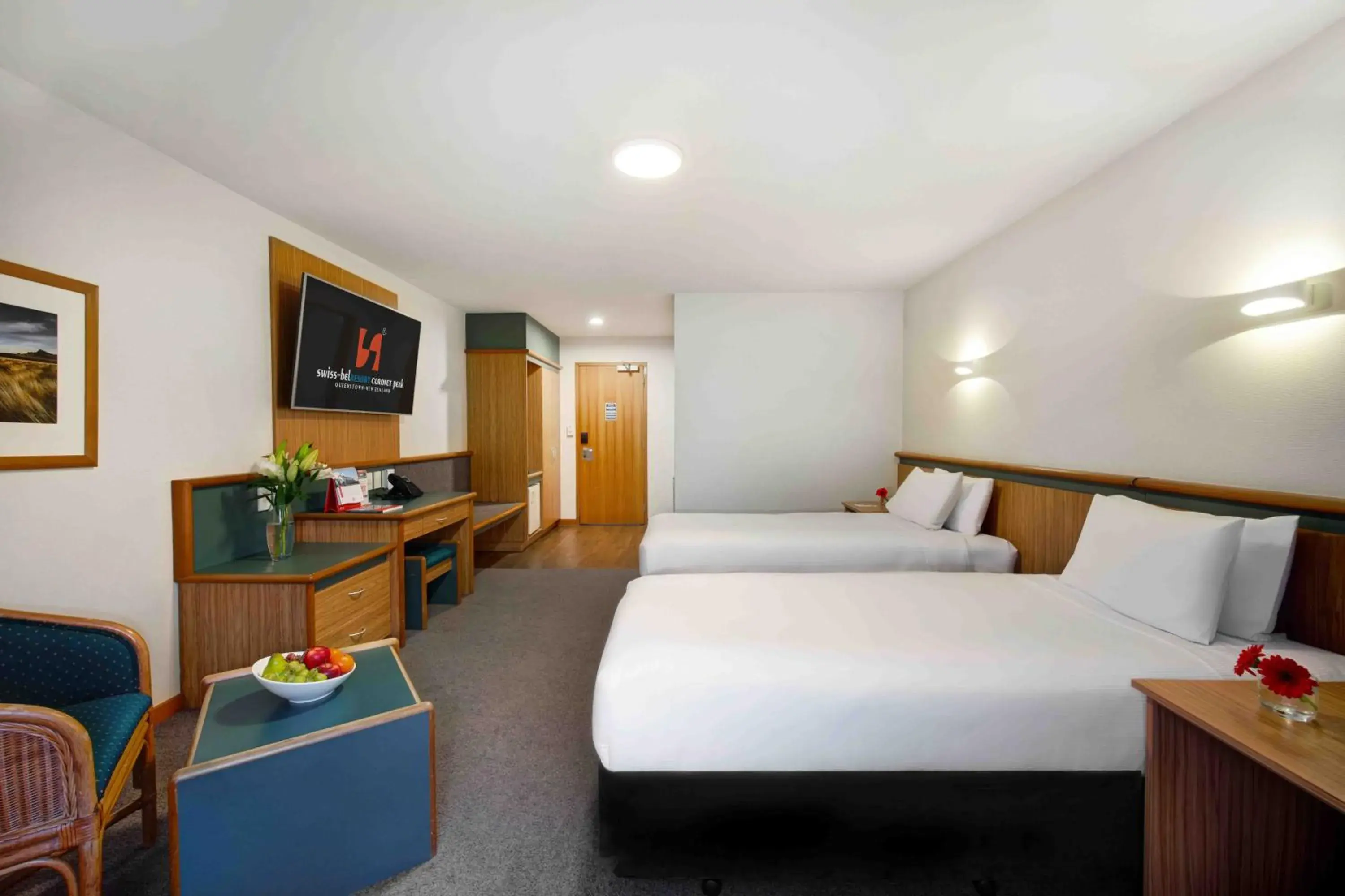 Bed in Swiss-Belresort Coronet Peak Bed in Swiss-Belresort Coronet Peak