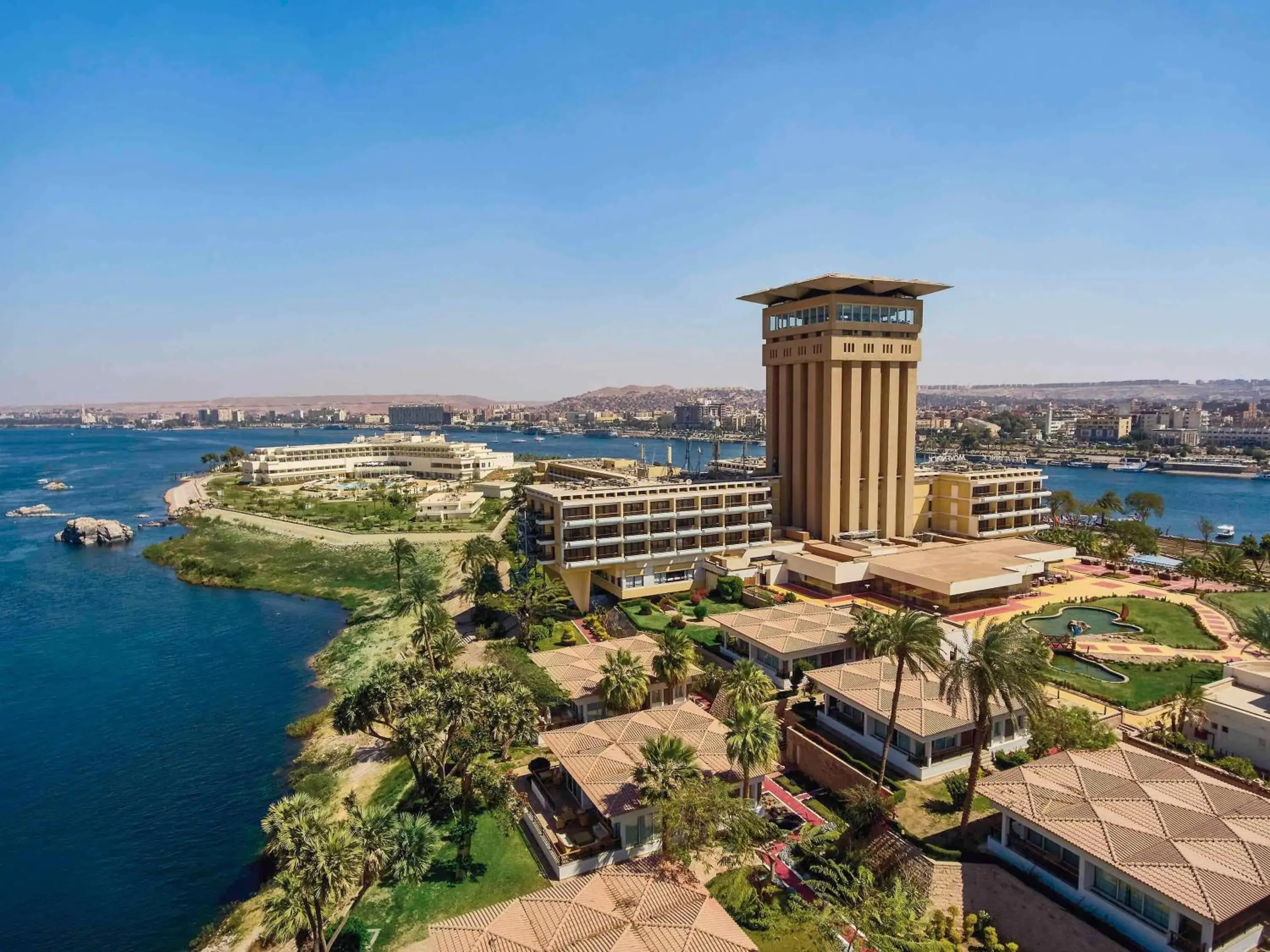 Property building in Mövenpick Resort Aswan Property building in Mövenpick Resort Aswan