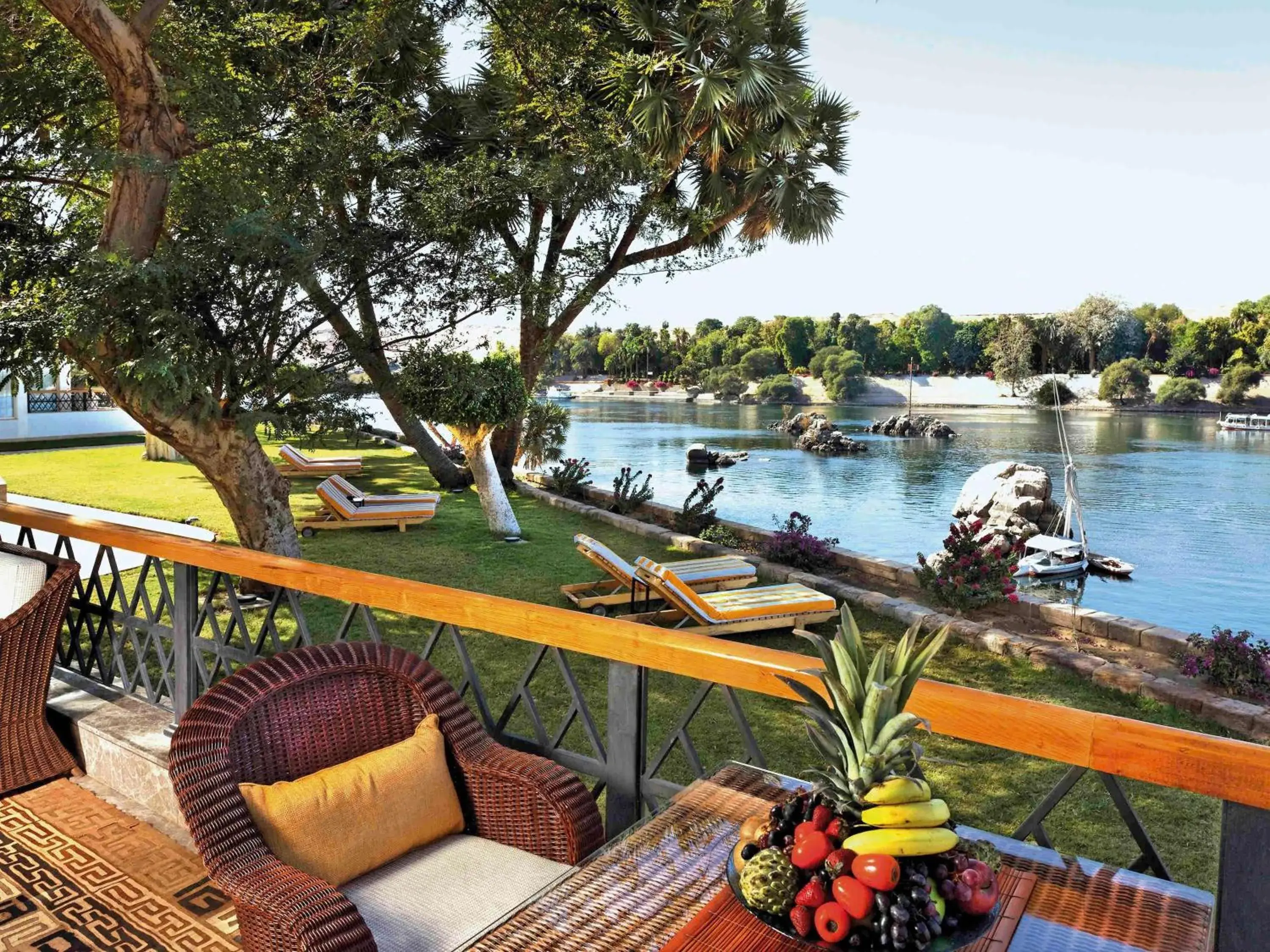 Breakfast in Mövenpick Resort Aswan Breakfast in Mövenpick Resort Aswan