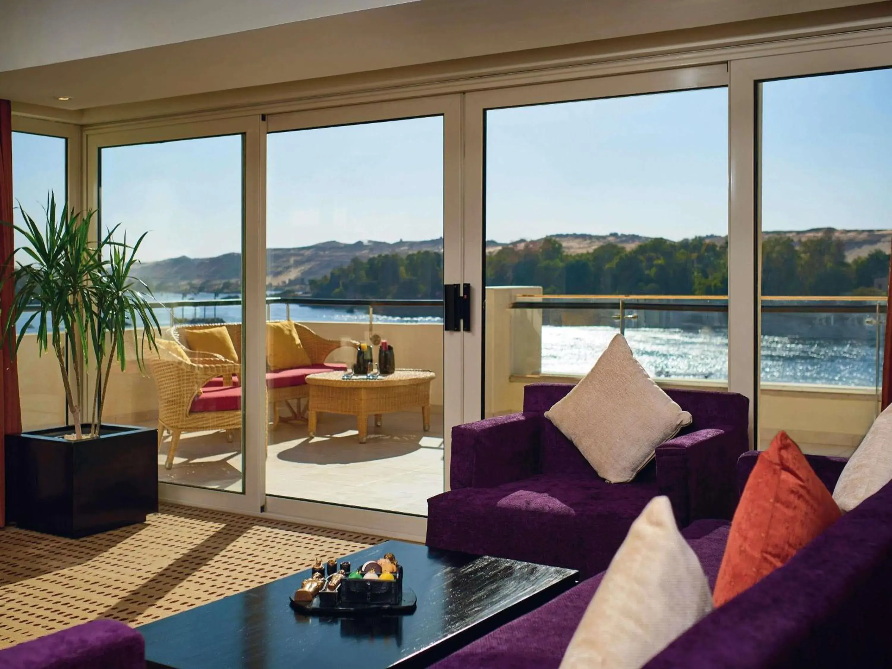 Bedroom in Mövenpick Resort Aswan Bedroom in Mövenpick Resort Aswan