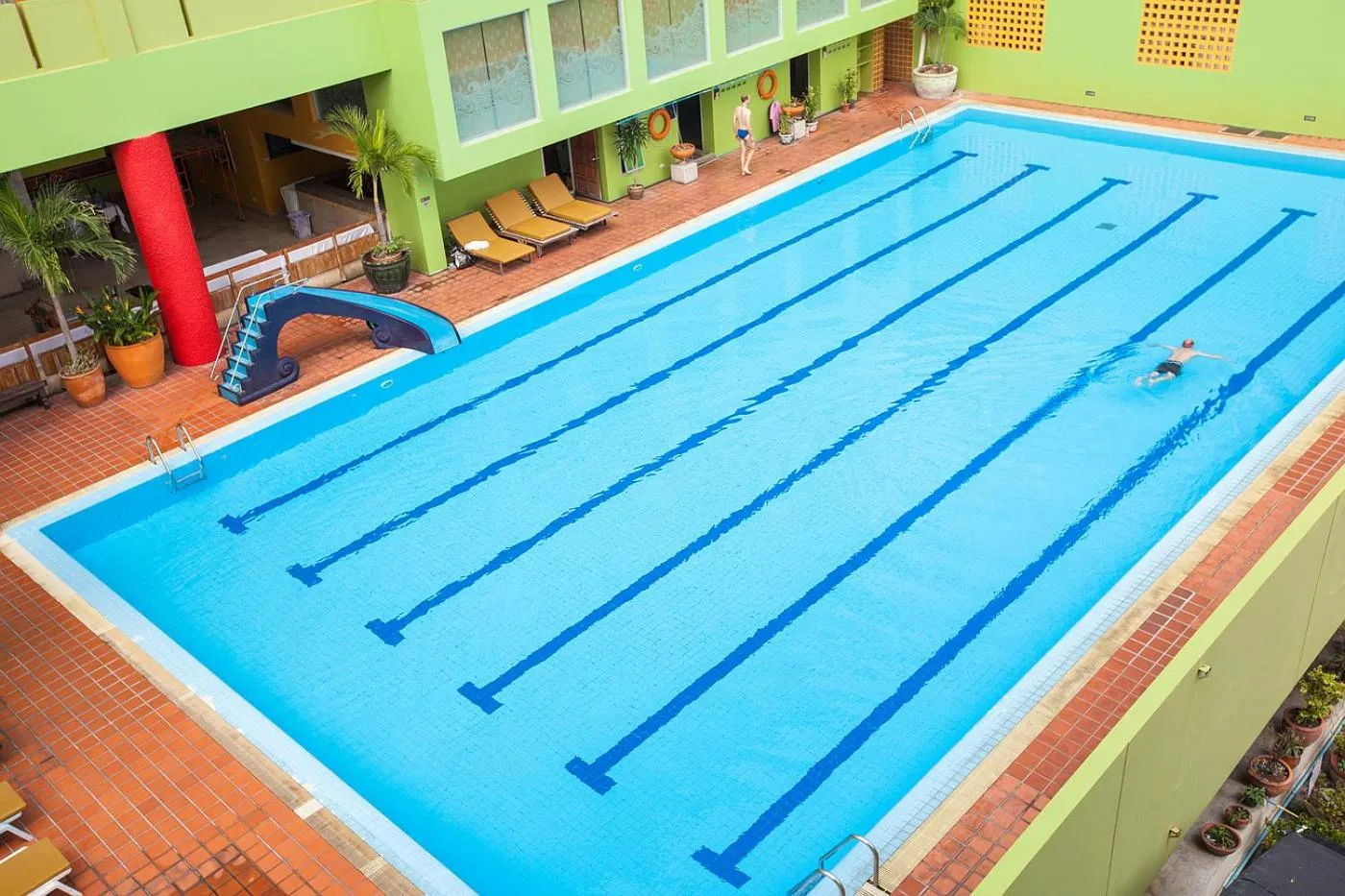 Swimming pool in The Aiyapura Bangkok