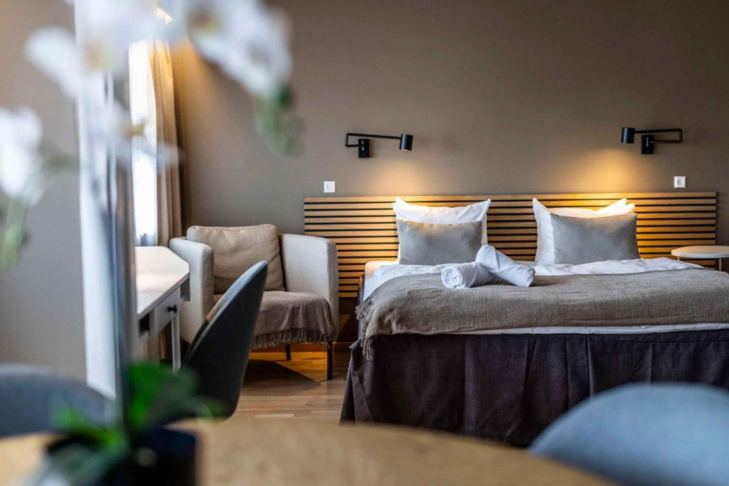 Photo of the whole room, Bed in Scandic Ringsted