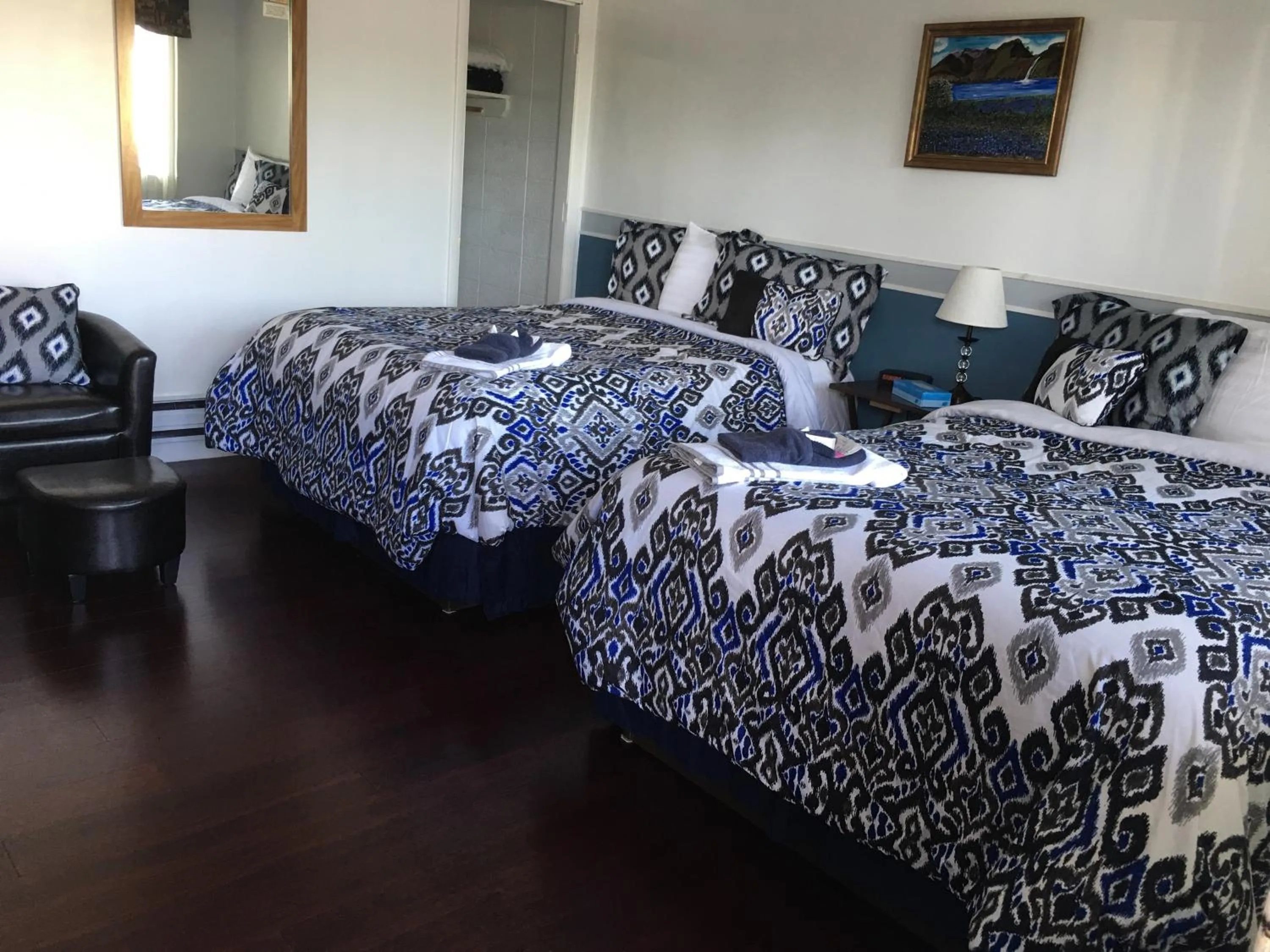 Bed in Big Bear Lodge