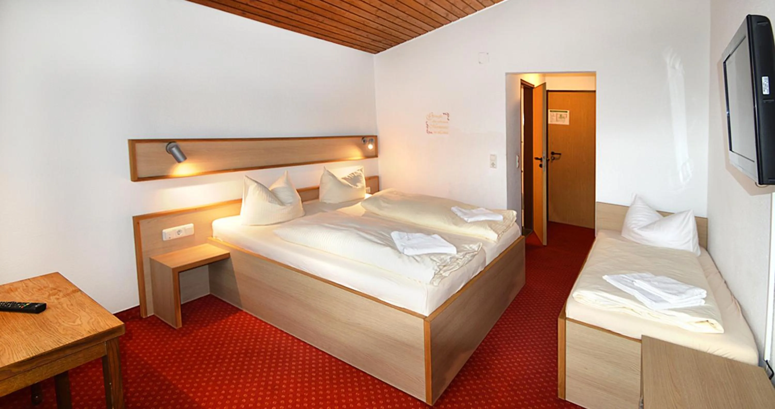 Photo of the whole room, Bed in Gasthof Hotel zur Post