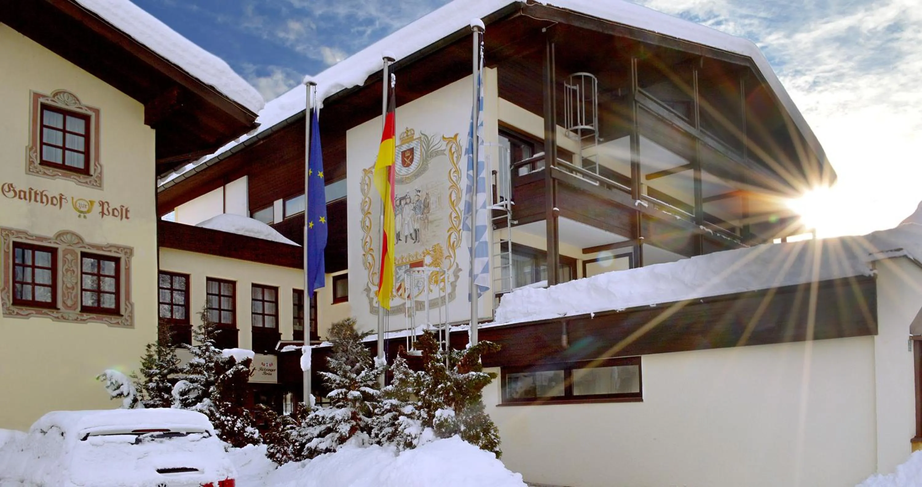 Property building in Gasthof Hotel zur Post