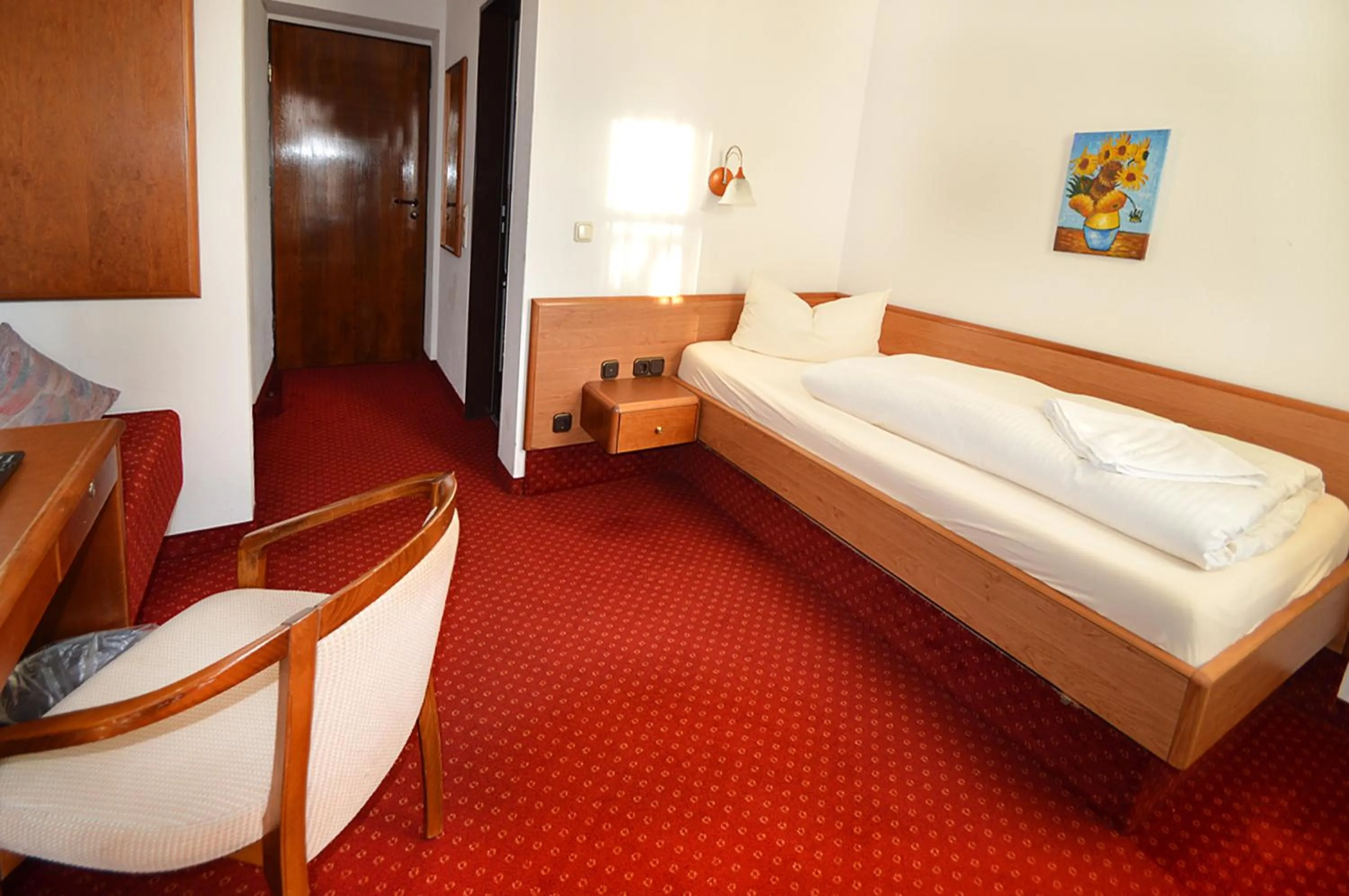 Photo of the whole room, Bed in Gasthof Hotel zur Post