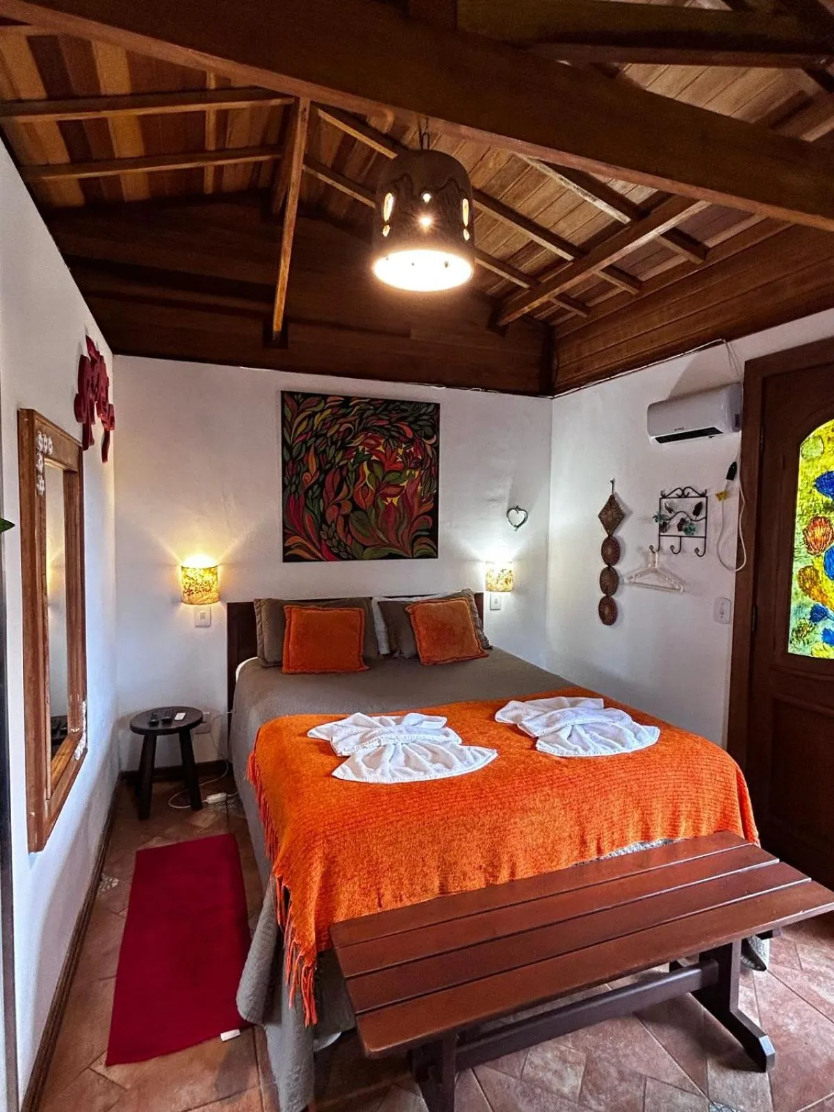 Bed in Chalés ANECUEM