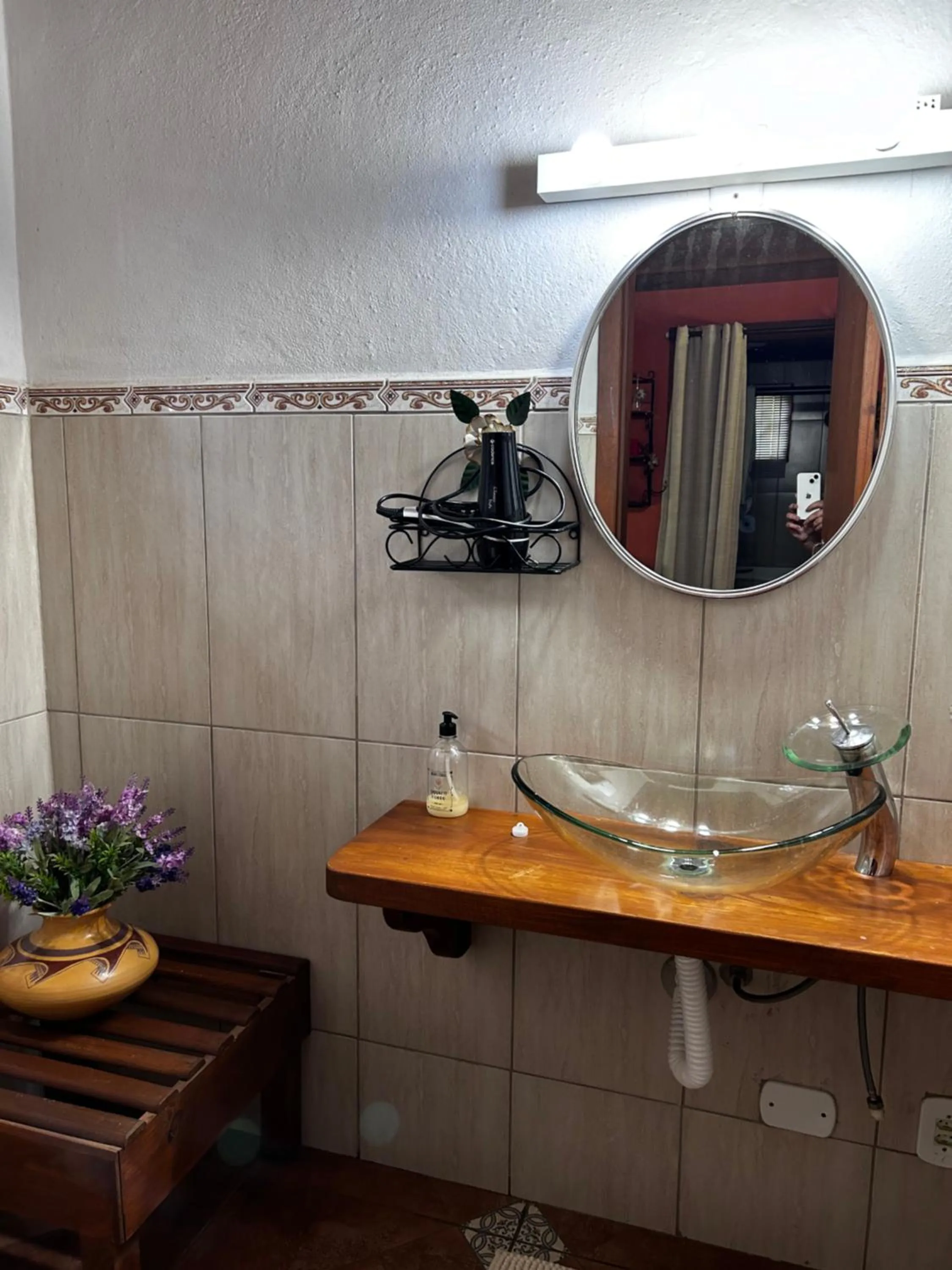 Bathroom in Chalés ANECUEM