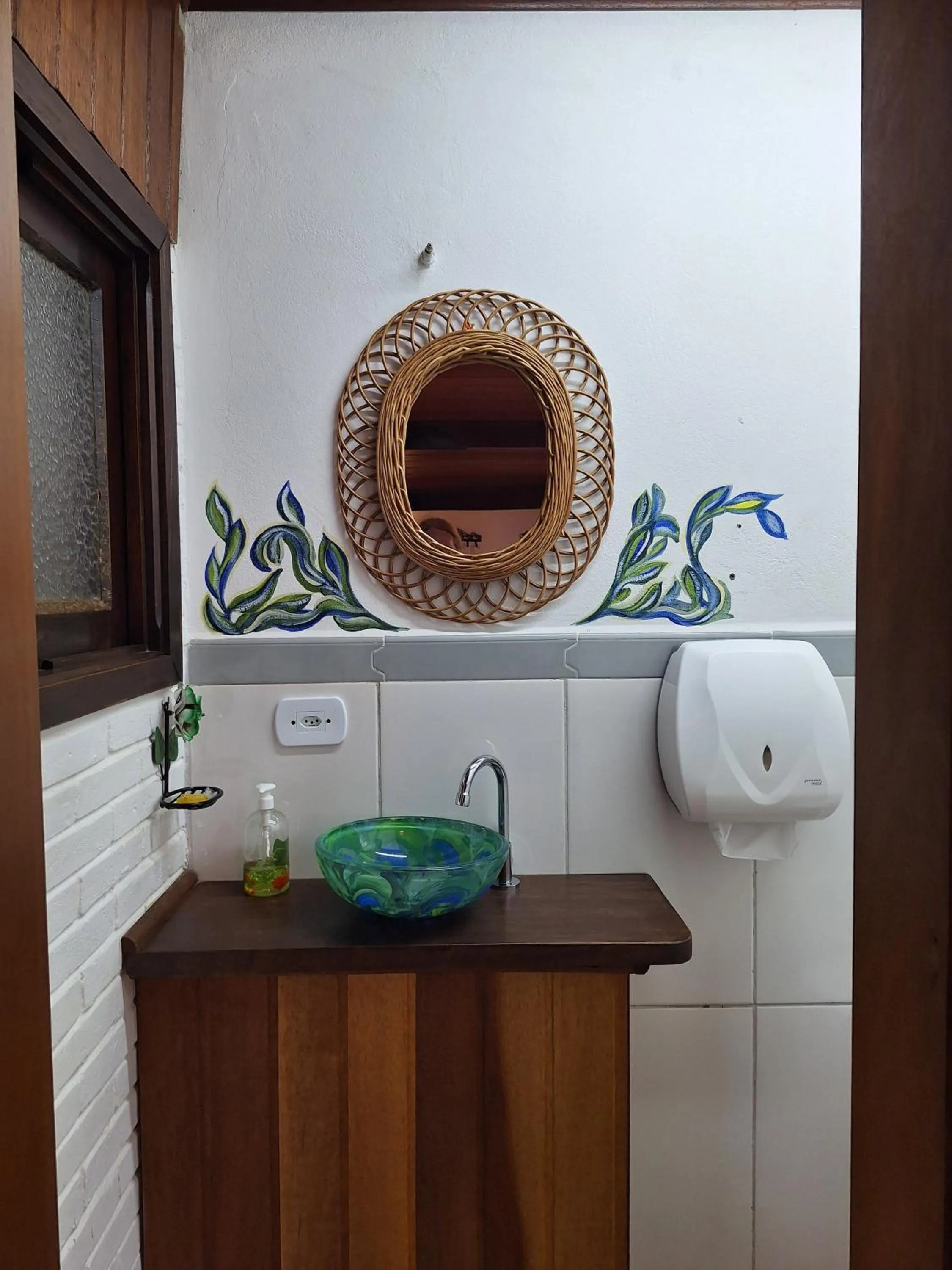 Bathroom in Chalés ANECUEM