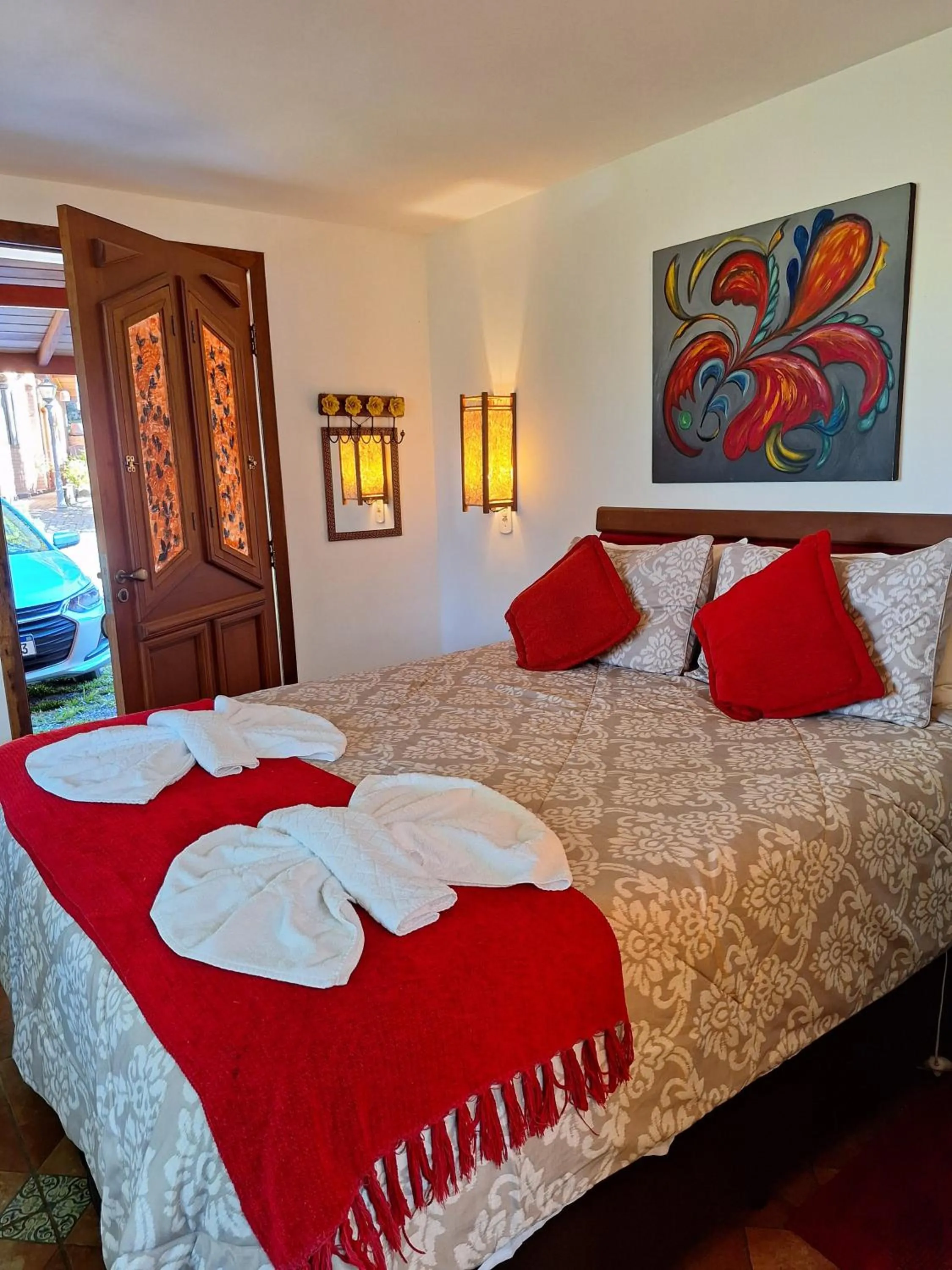 Bed in Chalés ANECUEM