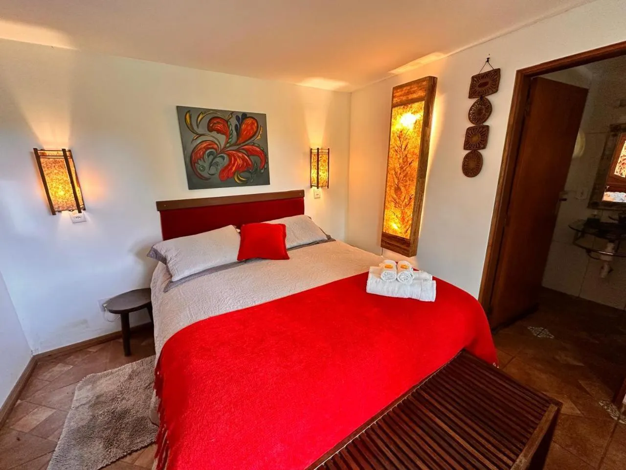 Bedroom, Bed in Chalés ANECUEM