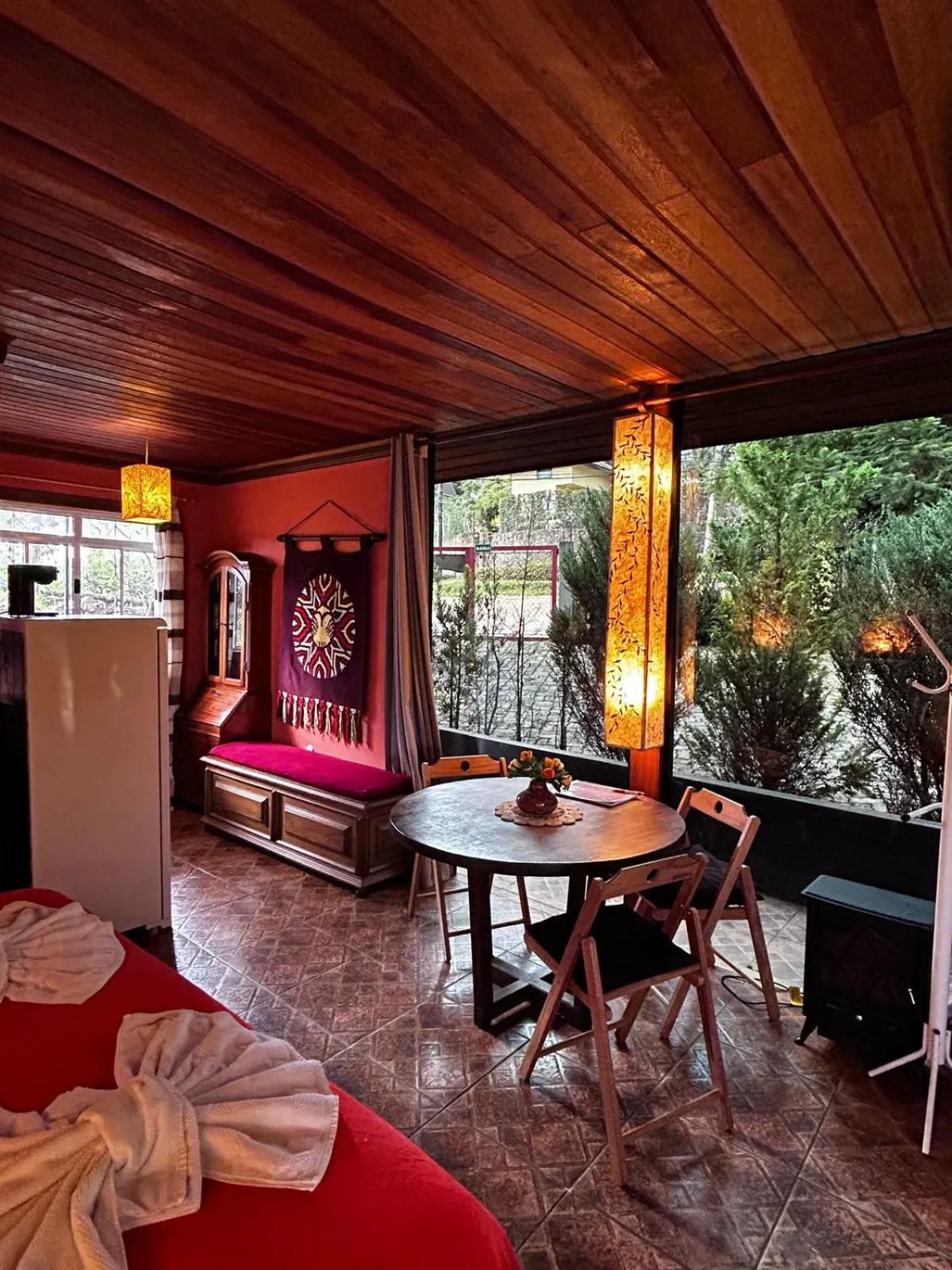 Dining area in Chalés ANECUEM